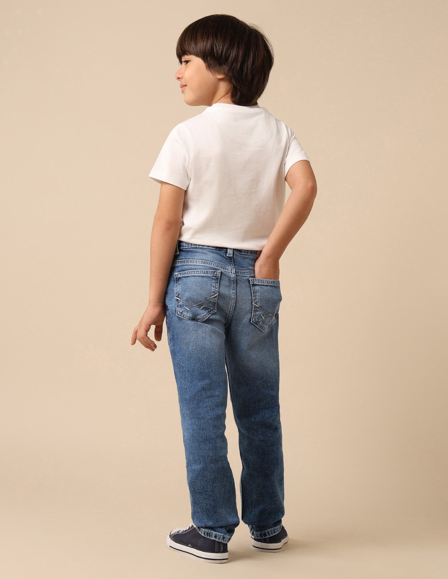 Boys Whiskered Relaxed Fit Jeans Light Blue - U.S. POLO ASSN. | Large