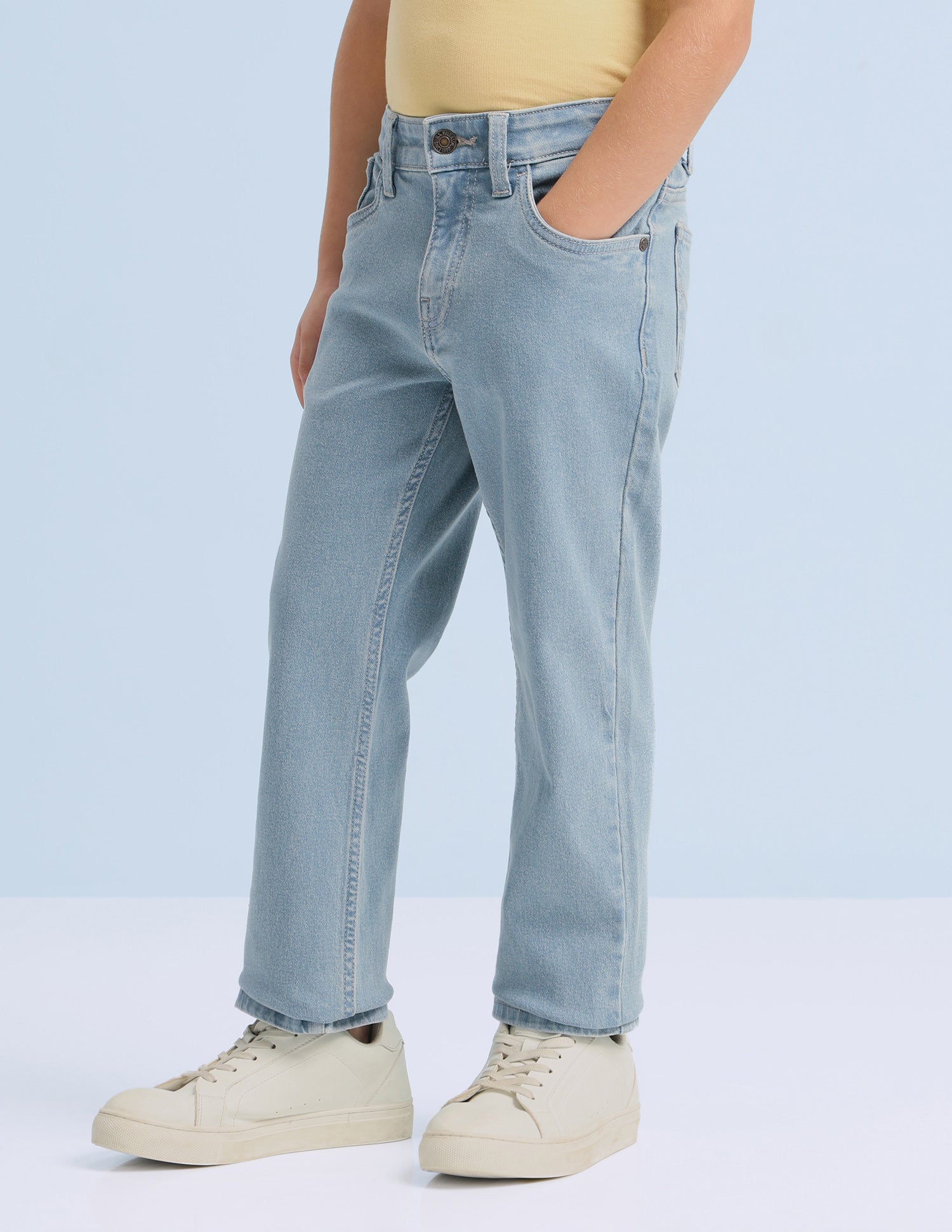 Harold Slim Straight Blue Jeans Light Indigo - U.S. Polo Assn. India | Large