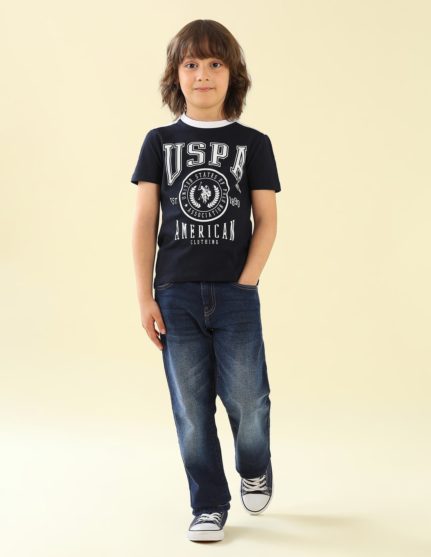 Graphic Brand Printed Regular Fit T-Shirt - Pack Of 2 Multi2 - U.S. Polo Assn. India | Large