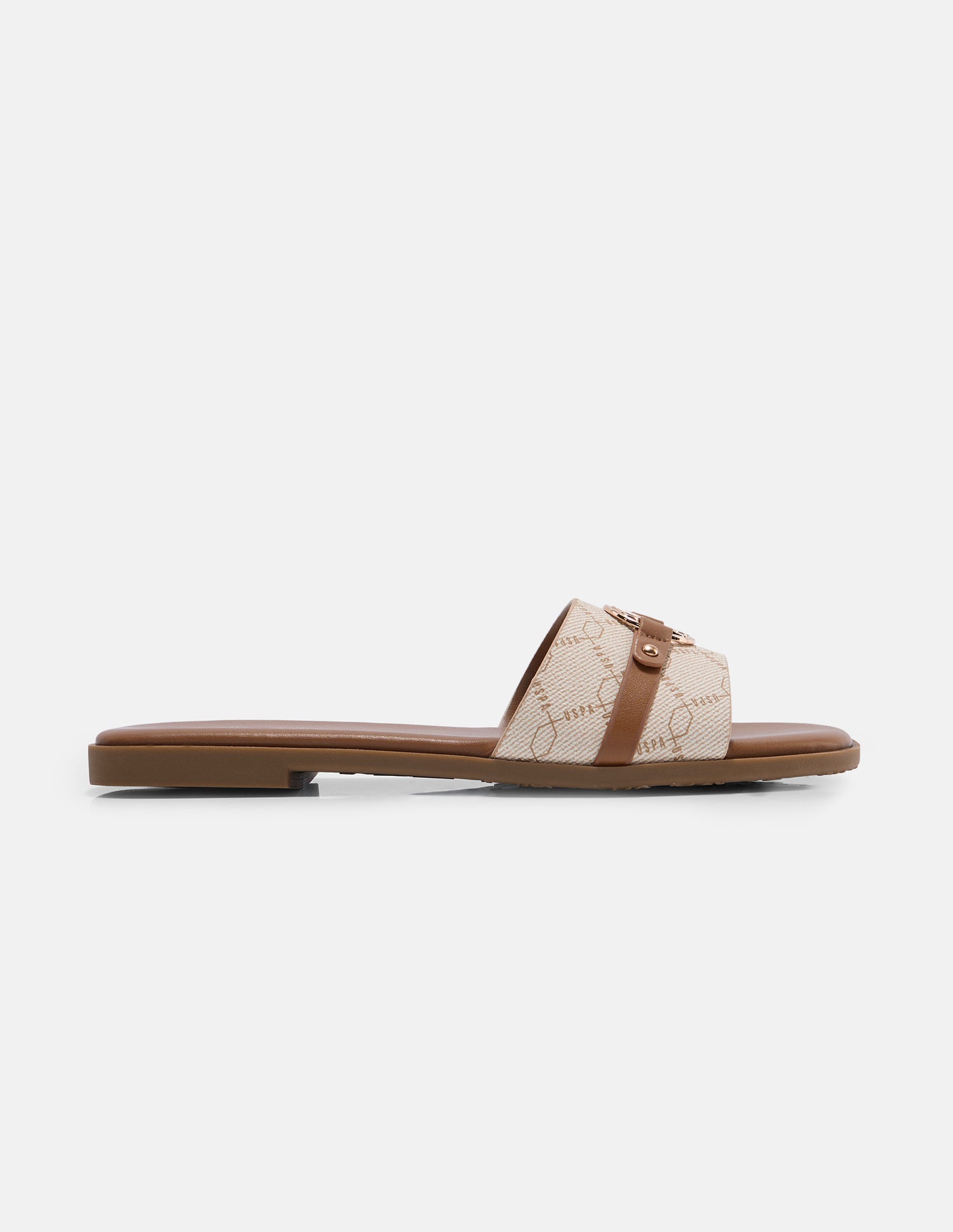 Monogram Adara Sandals Off White - U.S. Polo Assn. India | Large