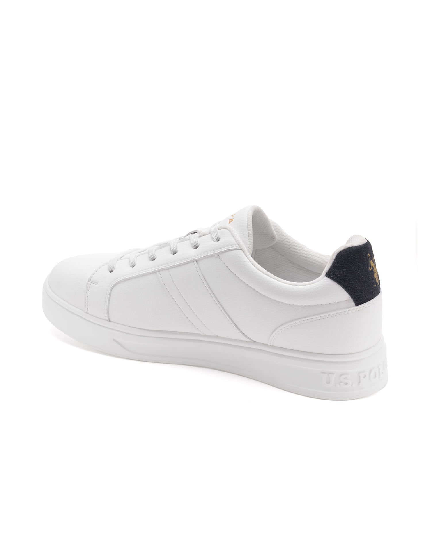 Men Kensy Solid Sneakers White - U.S. Polo Assn. India | Large
