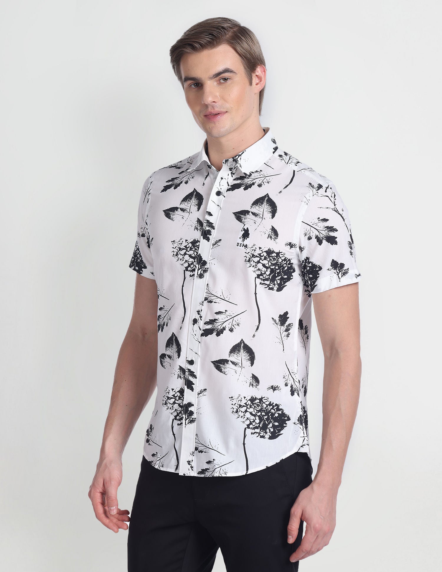 Short Sleeve Tropical Print Shirt – U.S. Polo Assn. India