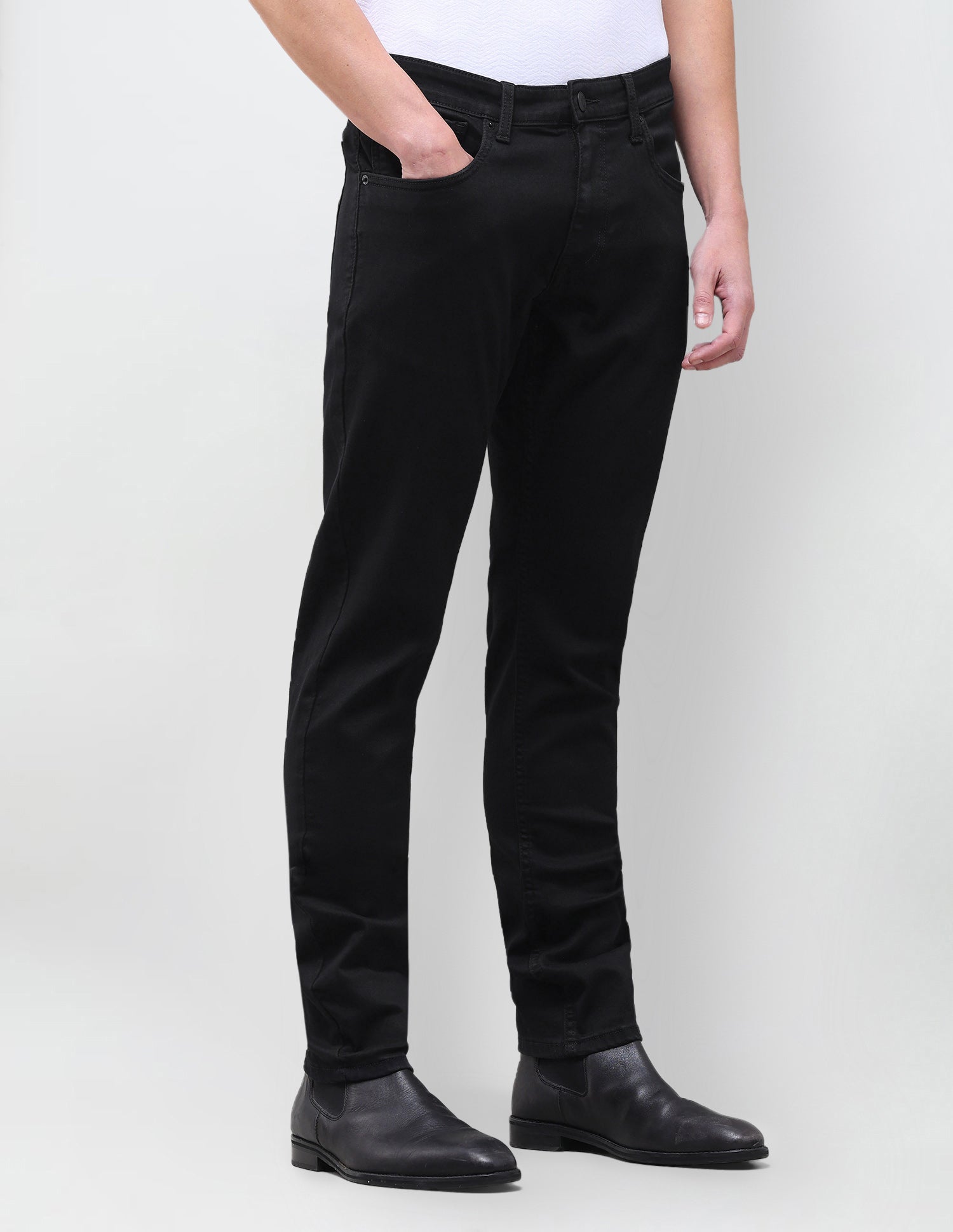 Brandon Slim-Tapered Fit Black Jeans Black - U.S. Polo Assn. India | Large