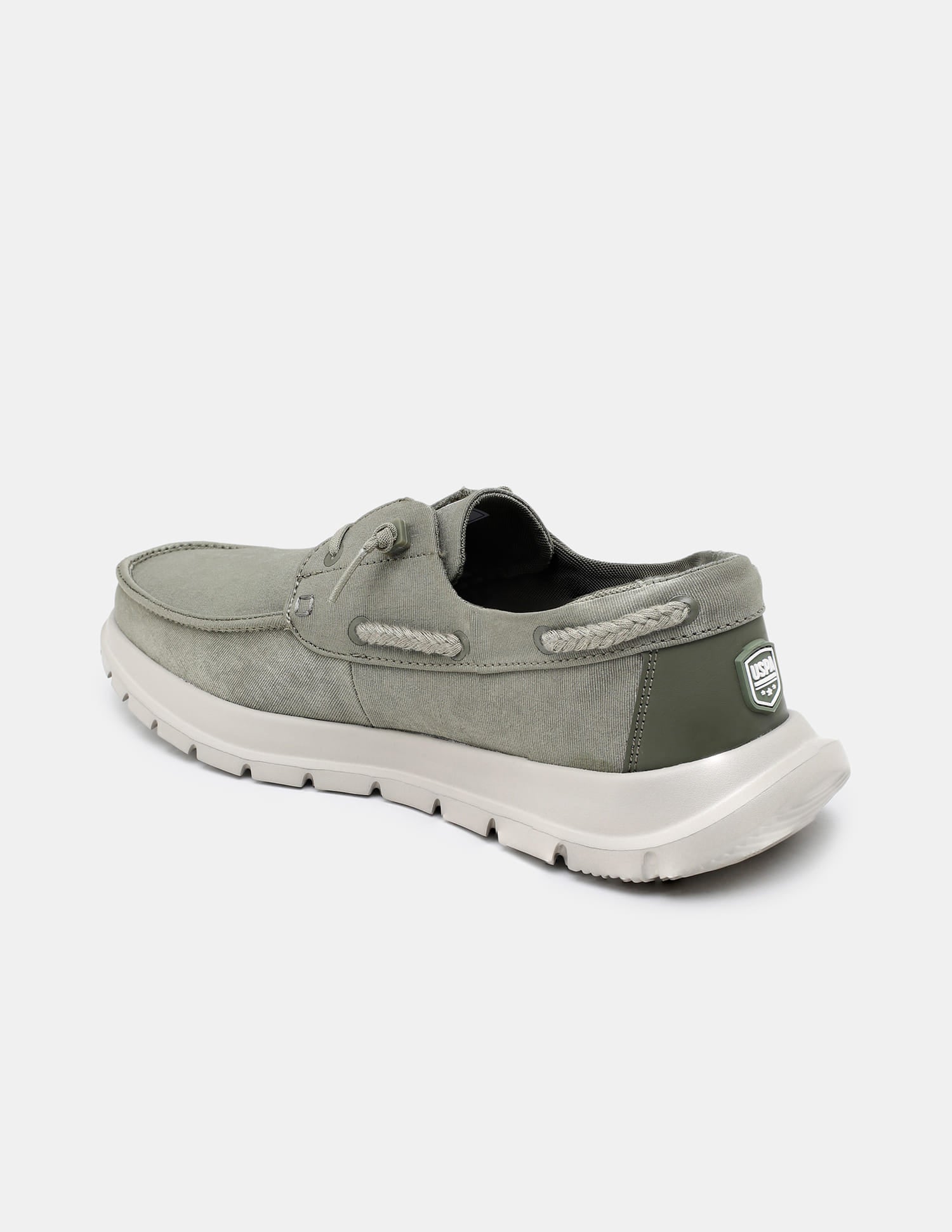 Round Toe Slip Ons Ciro Sneakers Olive - U.S. Polo Assn. India | Large