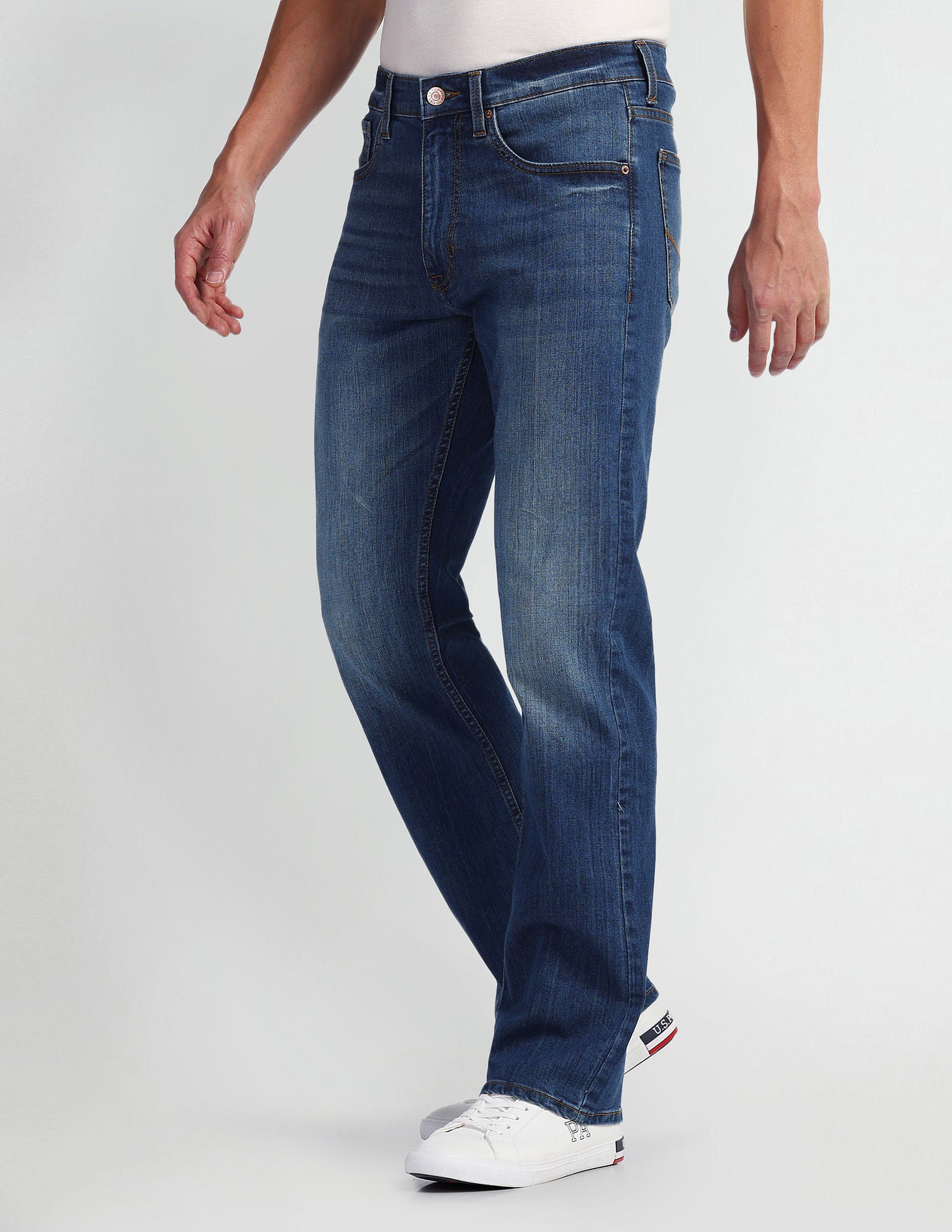 Connor Boot Cut Blue Jeans Blue - U.S. Polo Assn. India | Large