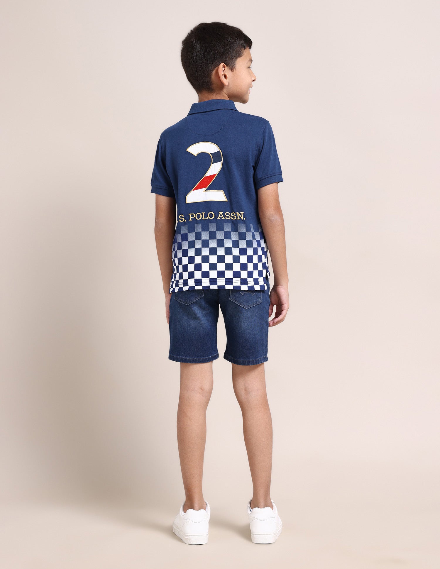 Boys Embroidered Polo Shirt Navy - U.S. Polo Assn. India | Large