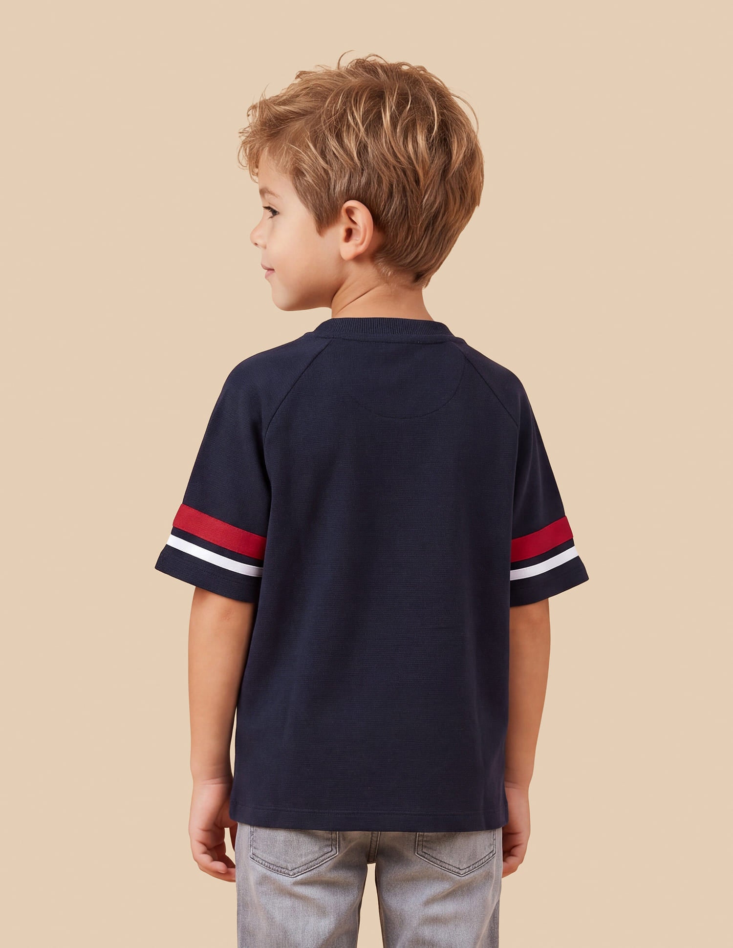 Brand Printed Oversized Fit T-Shirt Blue - U.S. Polo Assn. India | Large