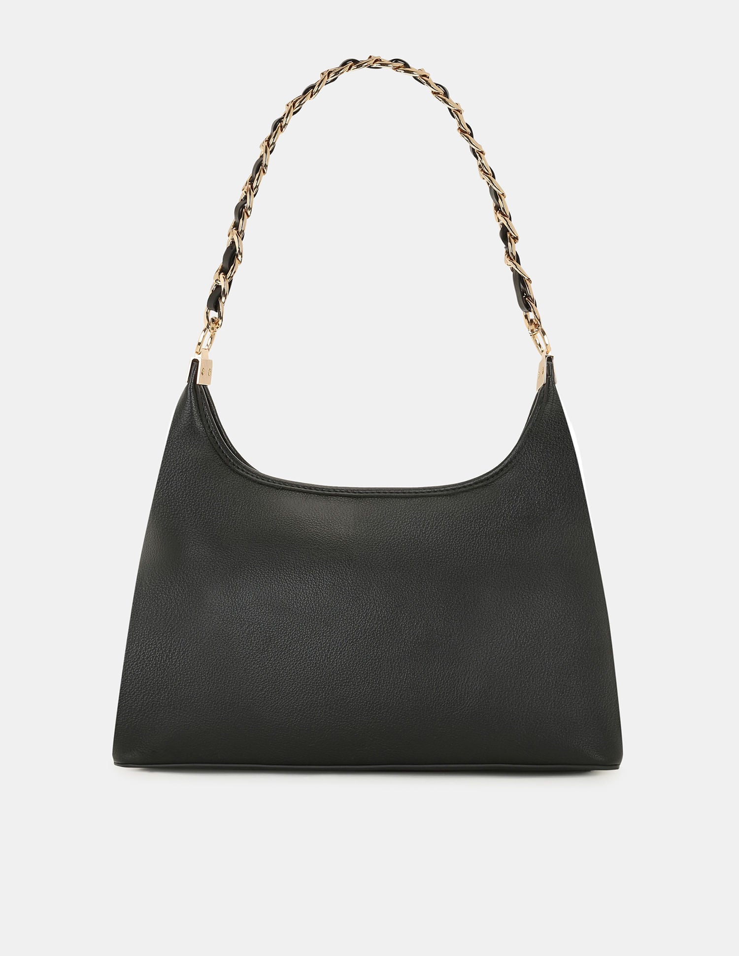 Women Babie Shoulder Bag with Woven Texture Black - U.S. POLO ASSN. | Large