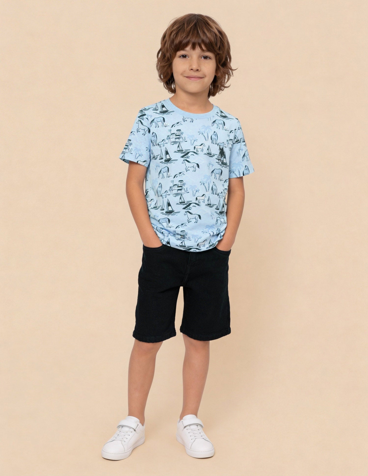 Brand Printed Regular Fit T-Shirt - Pack Of 2 Assorted - U.S. Polo Assn. India | Large