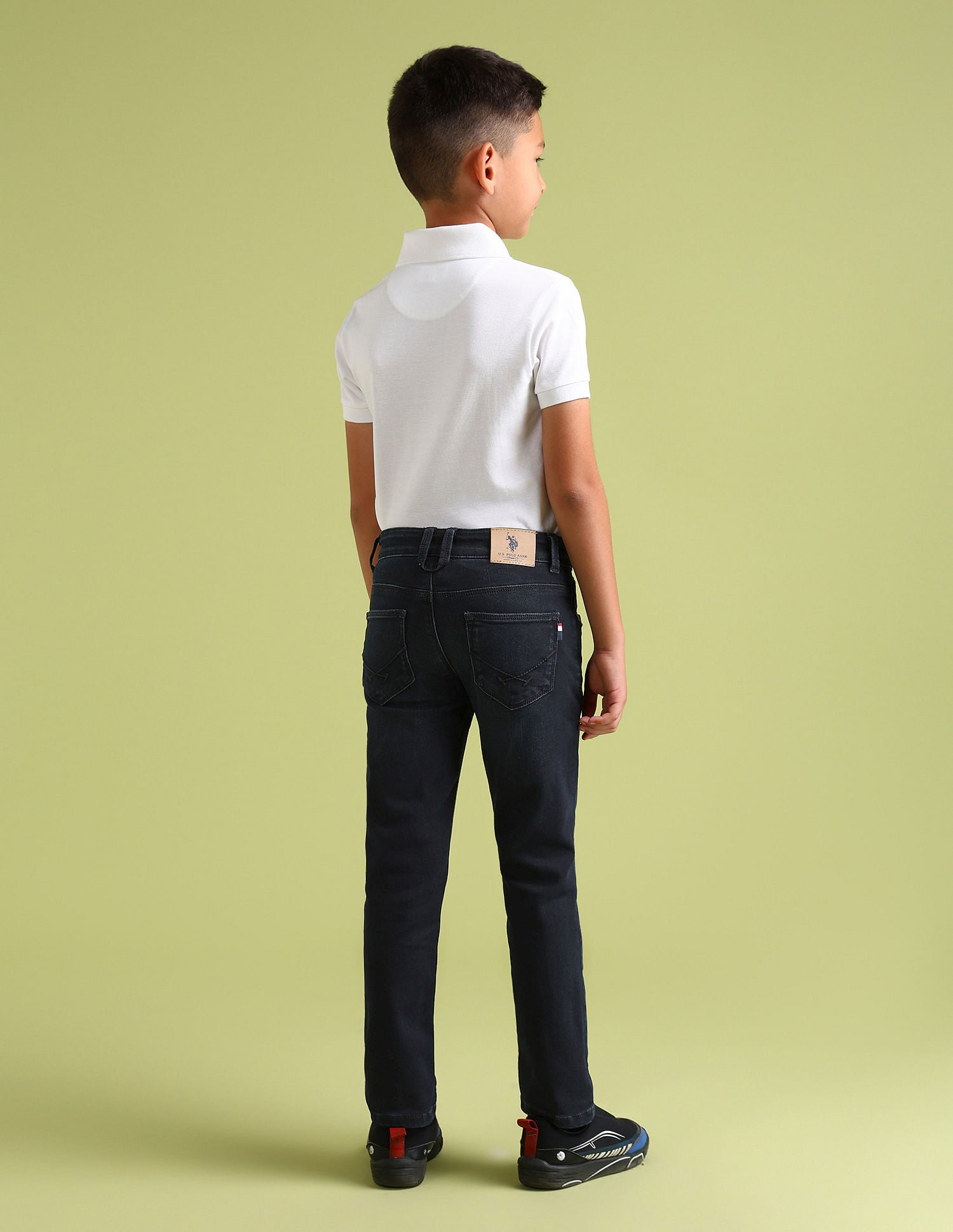 Slim fit Solid Jeans Dark Blue - U.S. POLO ASSN. | Large