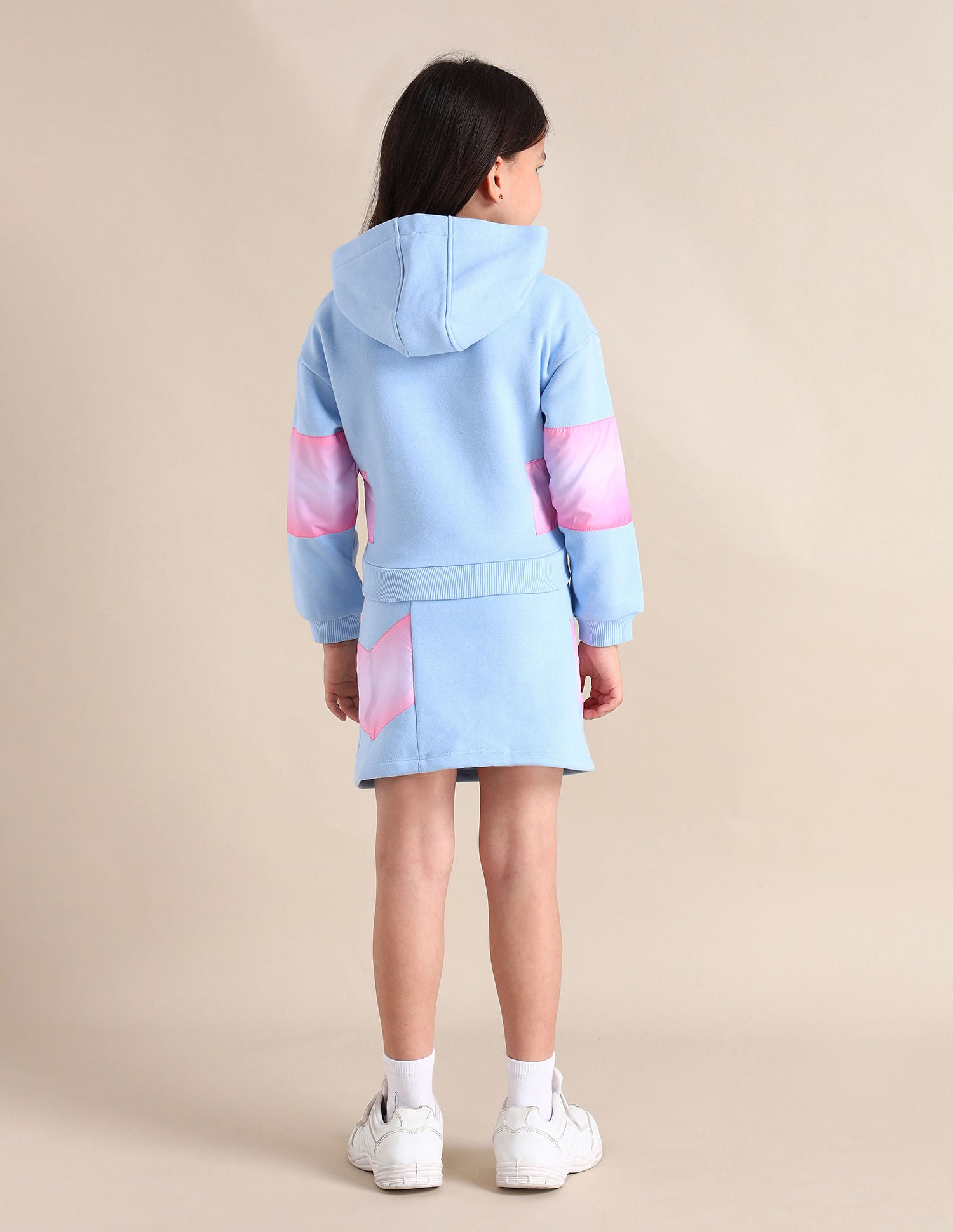 Girls Hooded Regular Fit Sweatshirt Rasberry Pink - U.S. POLO ASSN. | Large