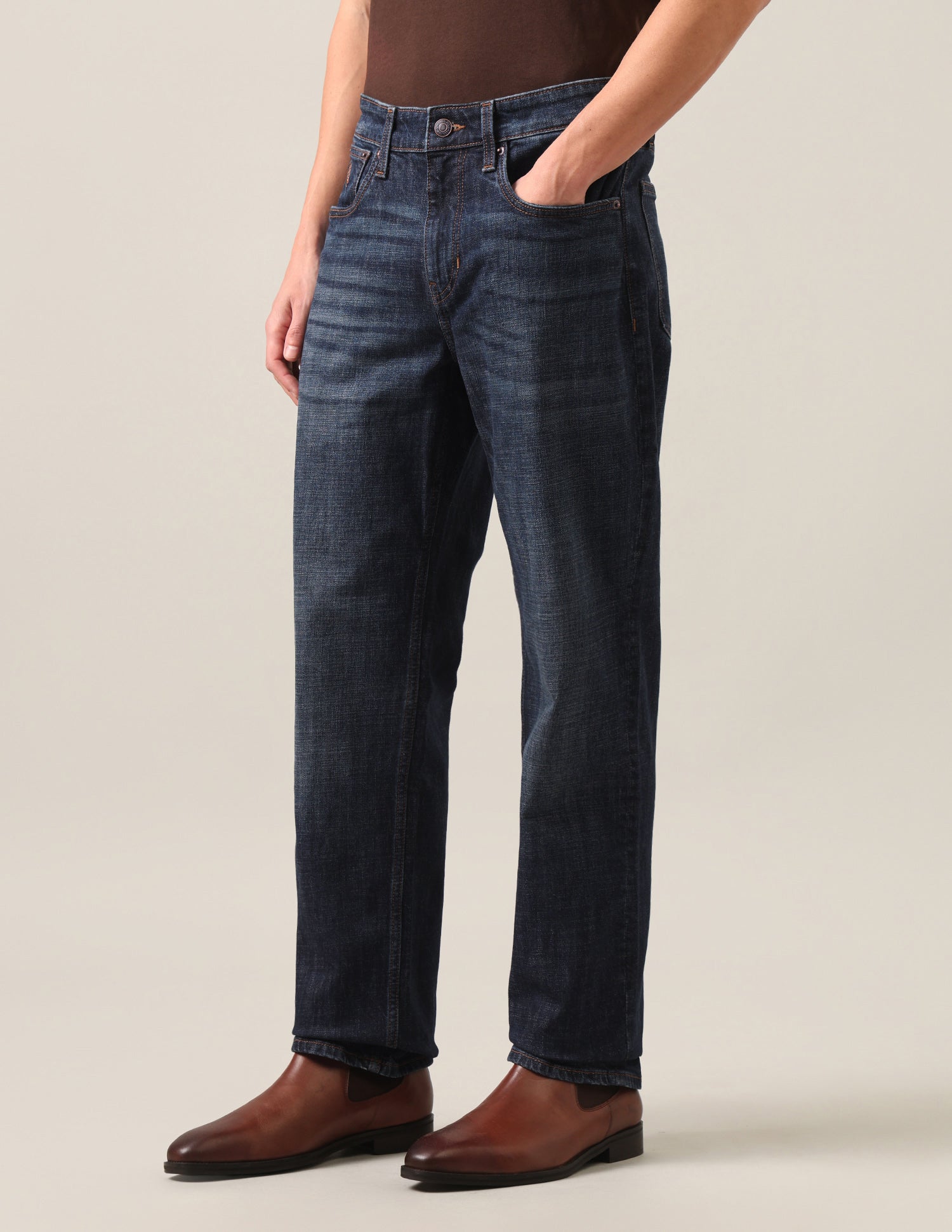 Shawn Relaxed Fit Blue Jeans Dark Blue - U.S. Polo Assn. India | Large