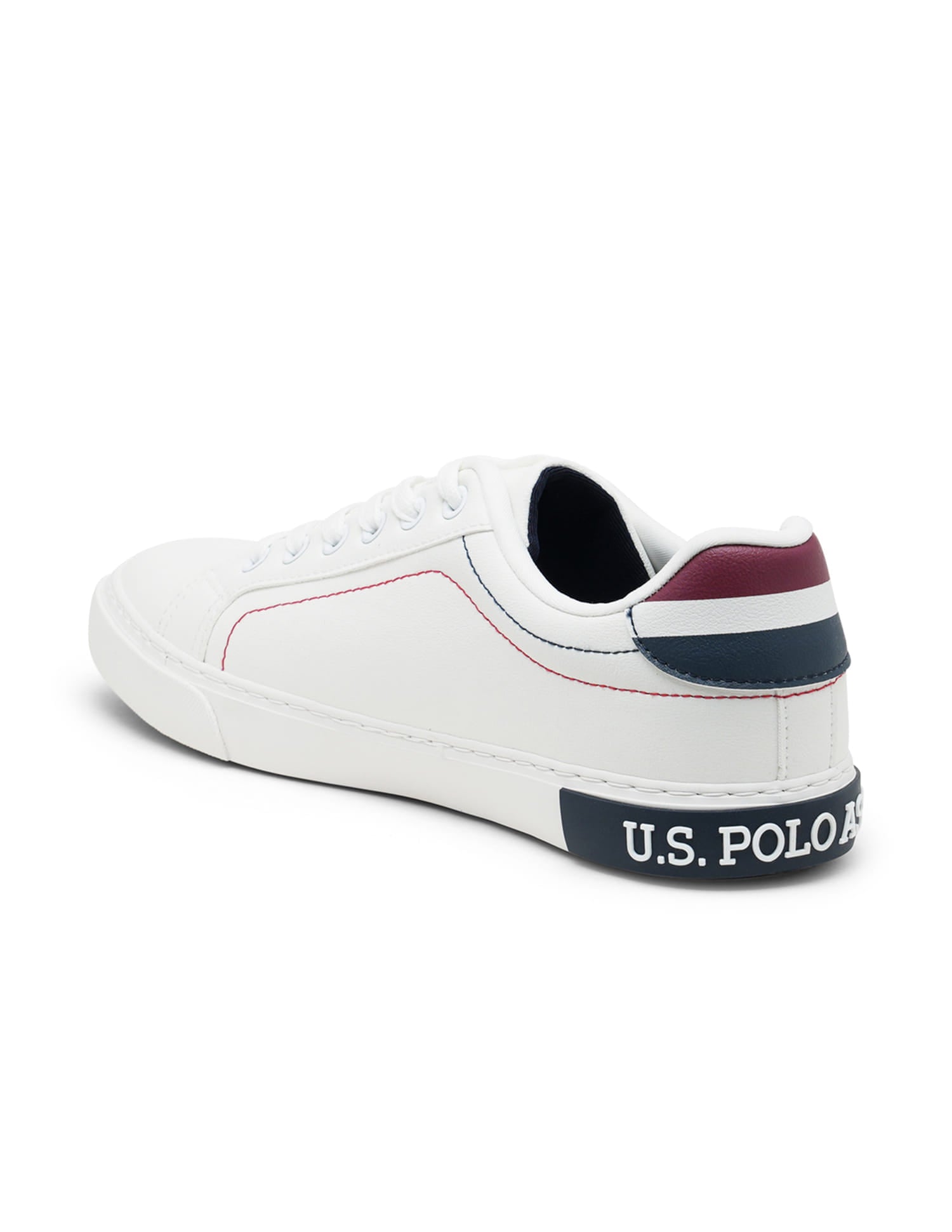 Men Solid Rojas 5.0 Sneakers White - U.S. Polo Assn. India | Large