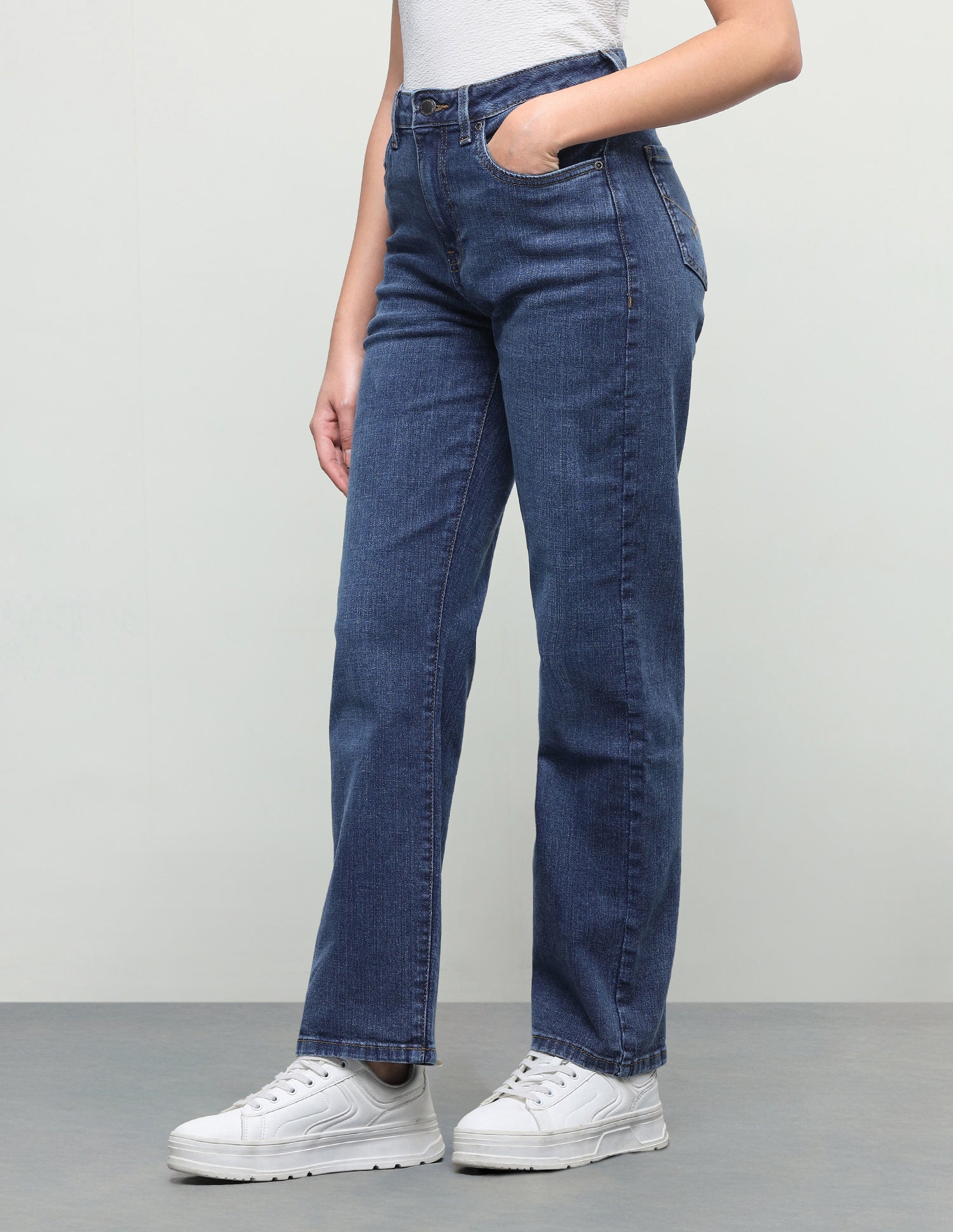 Straight Fit Blue Jeans Blue - U.S. Polo Assn. India | Large