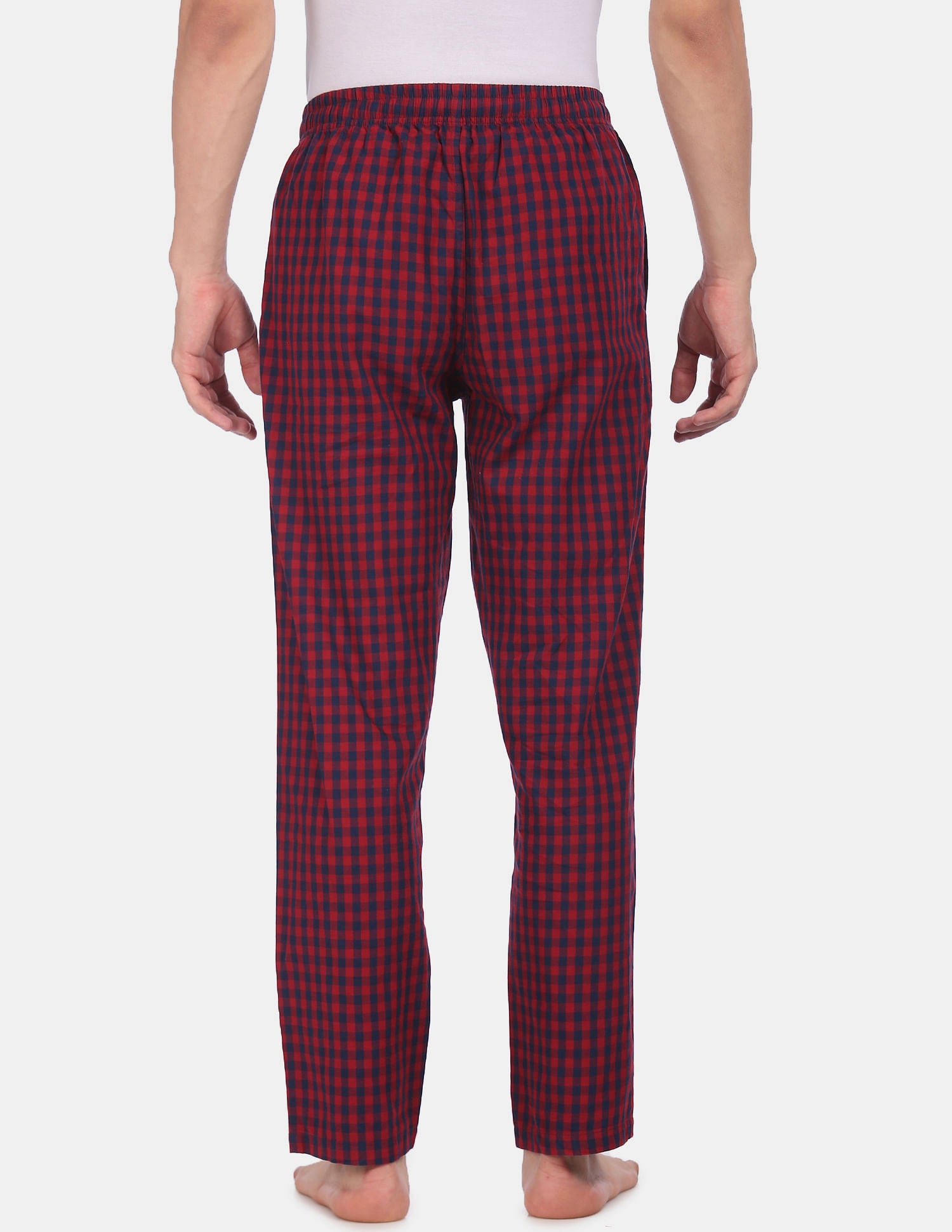 Comfort Fit Check I659 Lounge Pants - Pack Of 1 Red and Blue - U.S. POLO ASSN. | Large