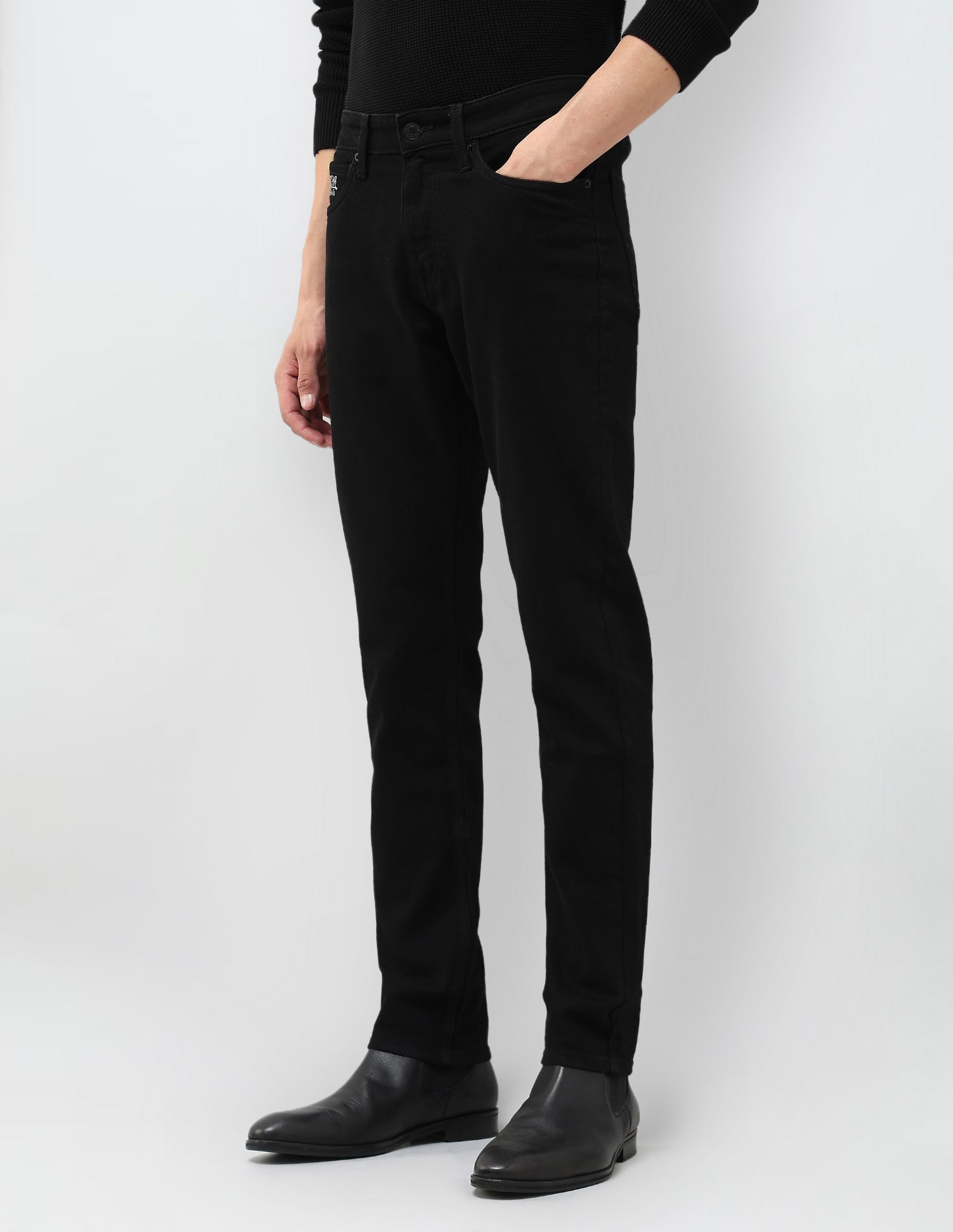 Brandon Slim Tapered Fit Black Jeans Black - U.S. POLO ASSN. | Large