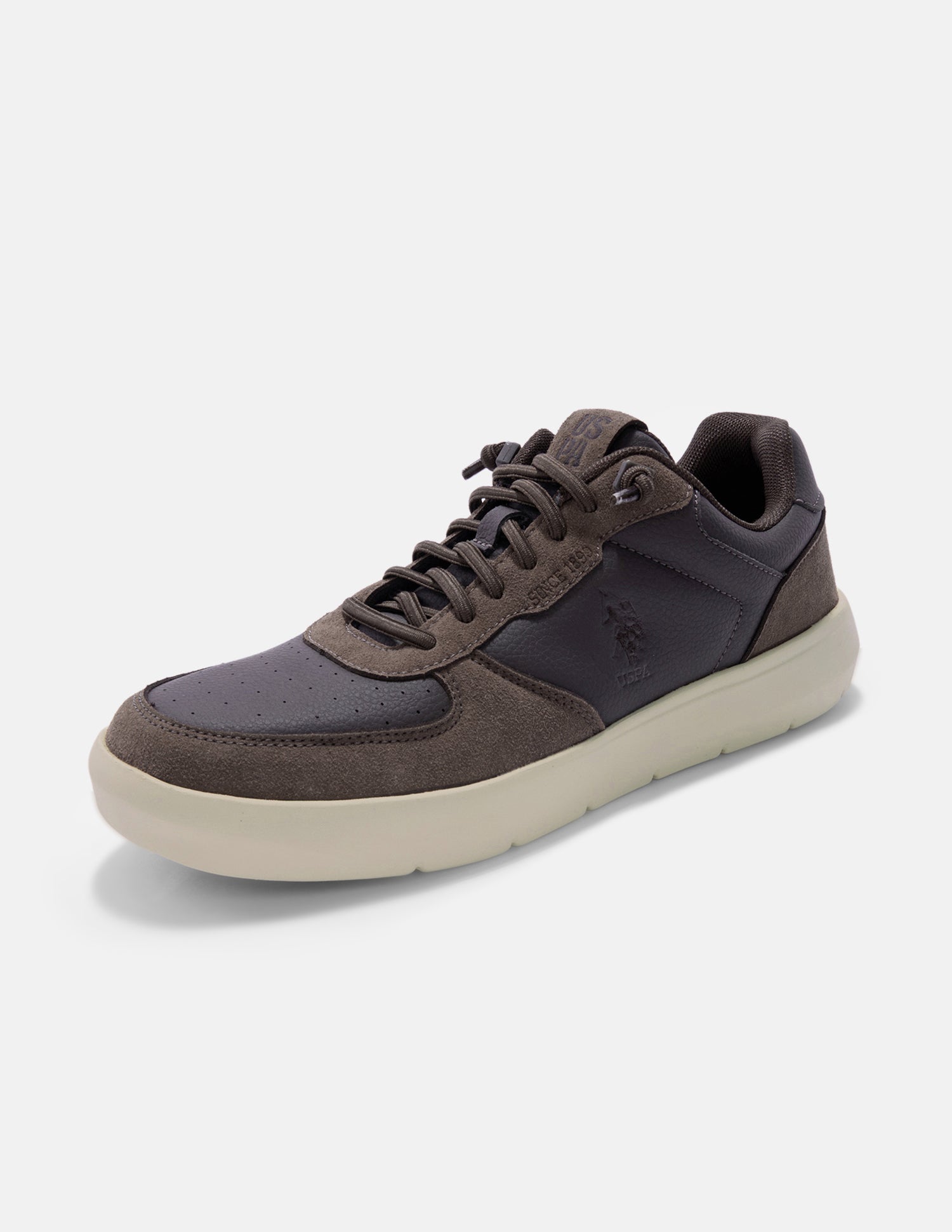 Colour Blocked Eazor Sneakers Brown - U.S. Polo Assn. India | Large