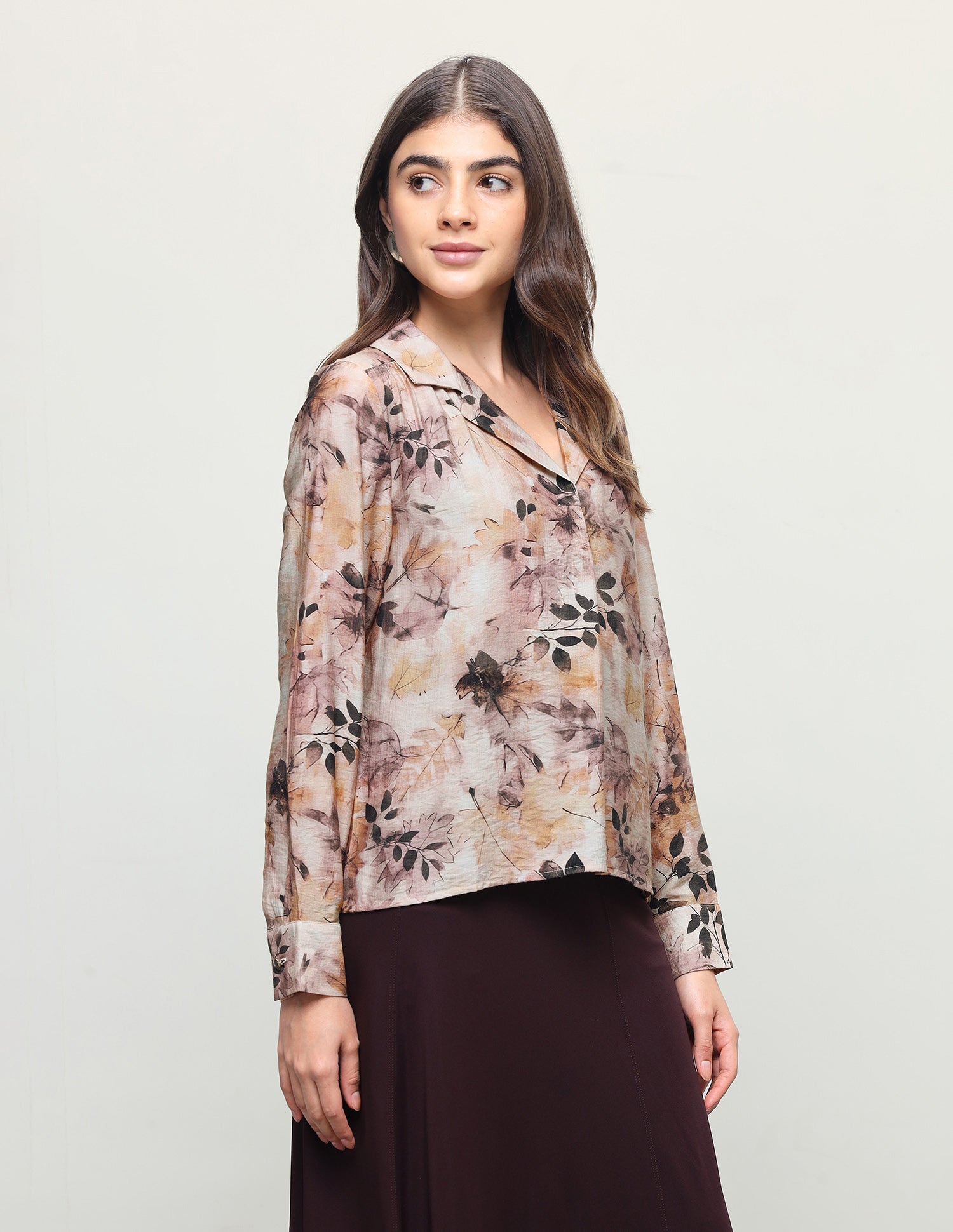 Floral Printed Relaxed Fit Top Multicolour - U.S. Polo Assn. India | Large