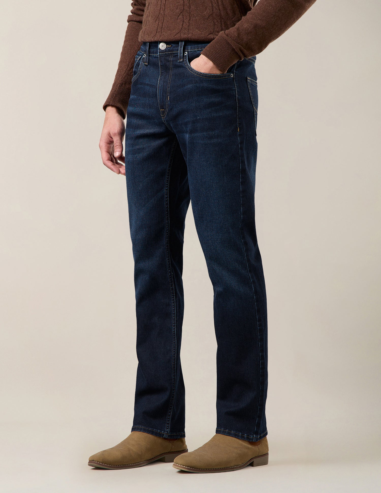 Harold Slim Straight Fit Blue Jeans Dark Indigo - U.S. Polo Assn. India | Large