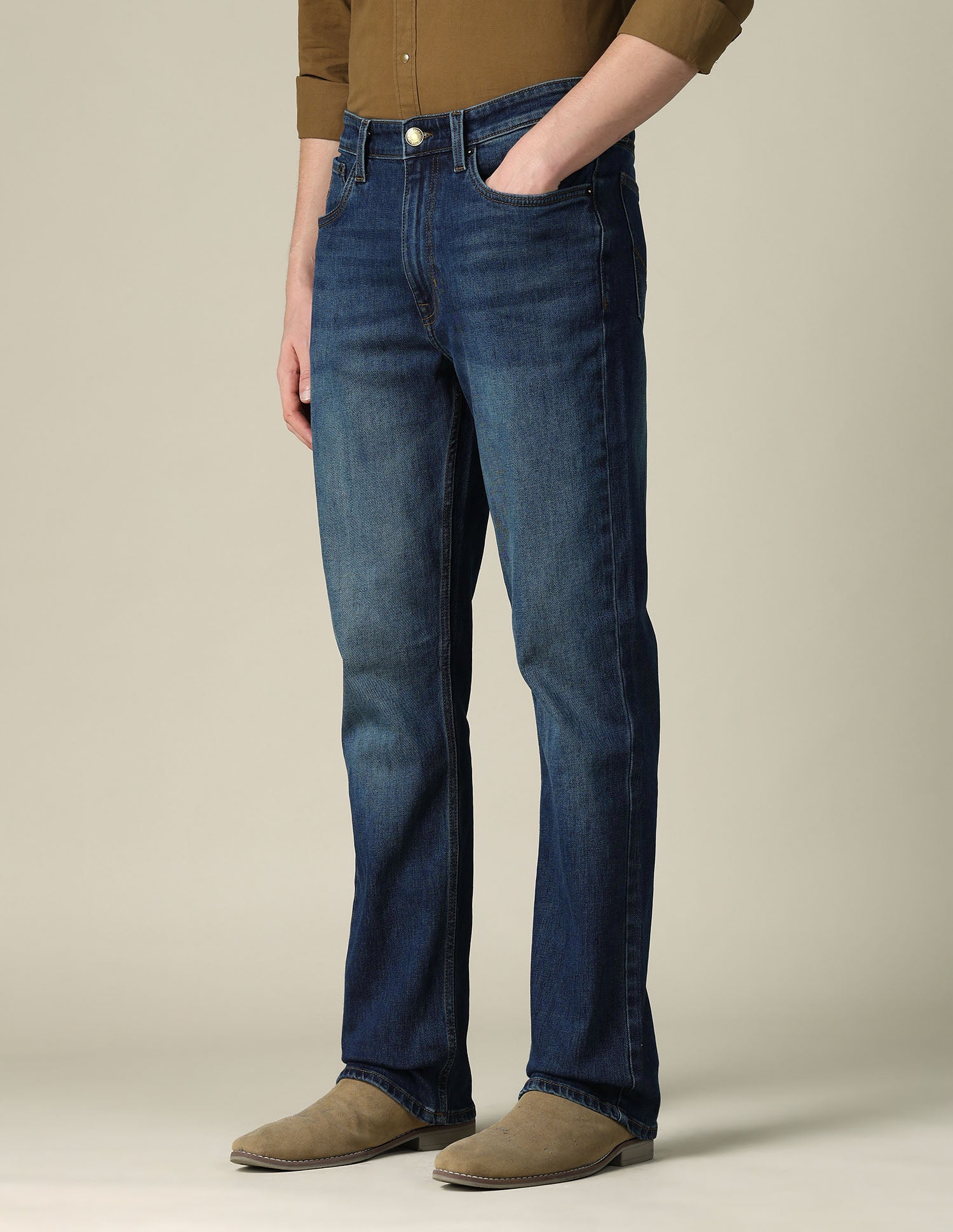 Connor Bootcut Blue Jeans Medium Indigo - U.S. POLO ASSN. | Large