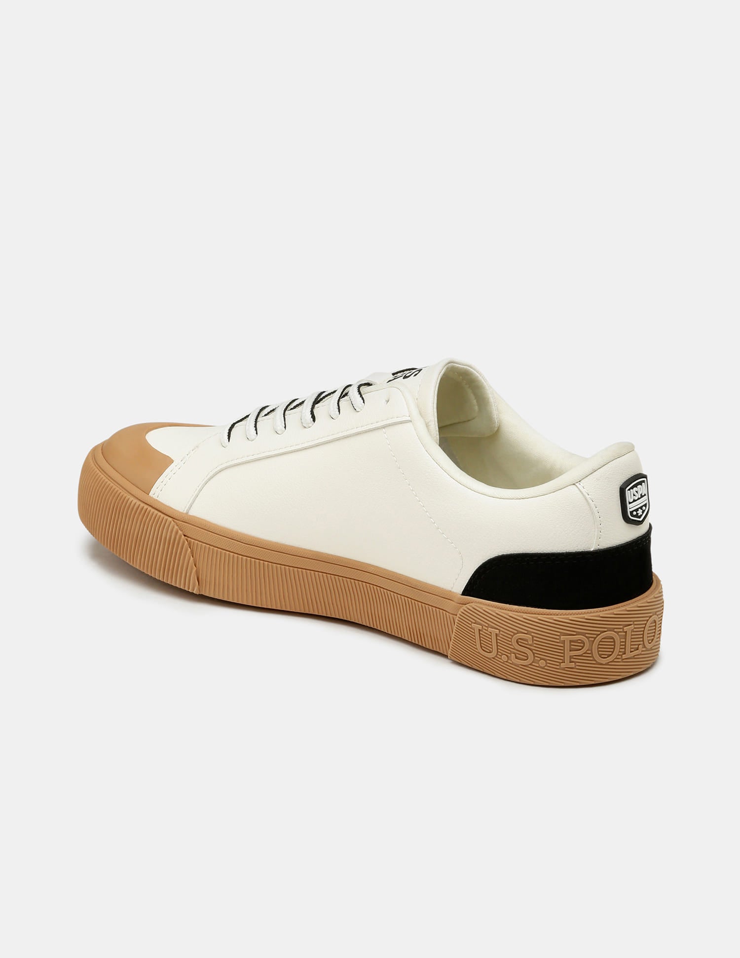Men Colourblocked Mason Sneakers Off White - U.S. Polo Assn. India | Large