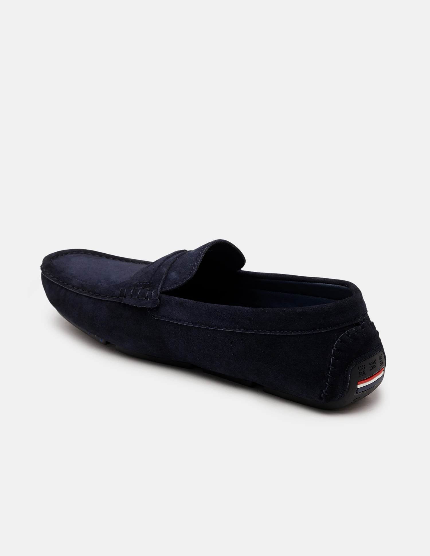 Men Ansel Slip-Ons Suede Loafers Navy - U.S. Polo Assn. India | Large