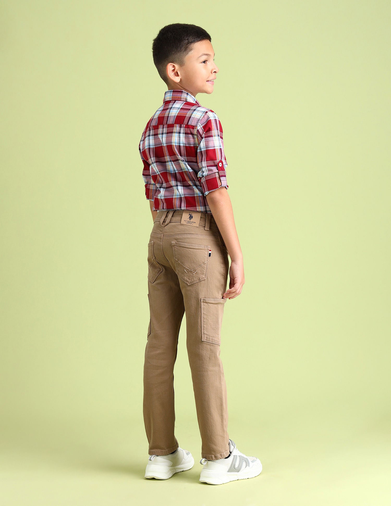 Slim Fit Rinsed Cargo Jeans Grey - U.S. POLO ASSN. | Large