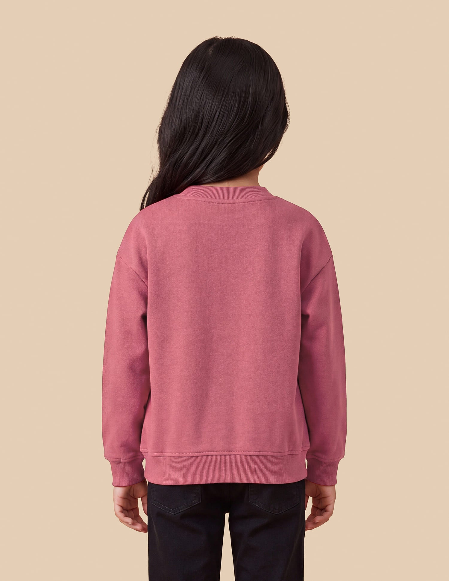Brand Printed Relaxed Fit Sweatshirt Pink - U.S. Polo Assn. India | Large