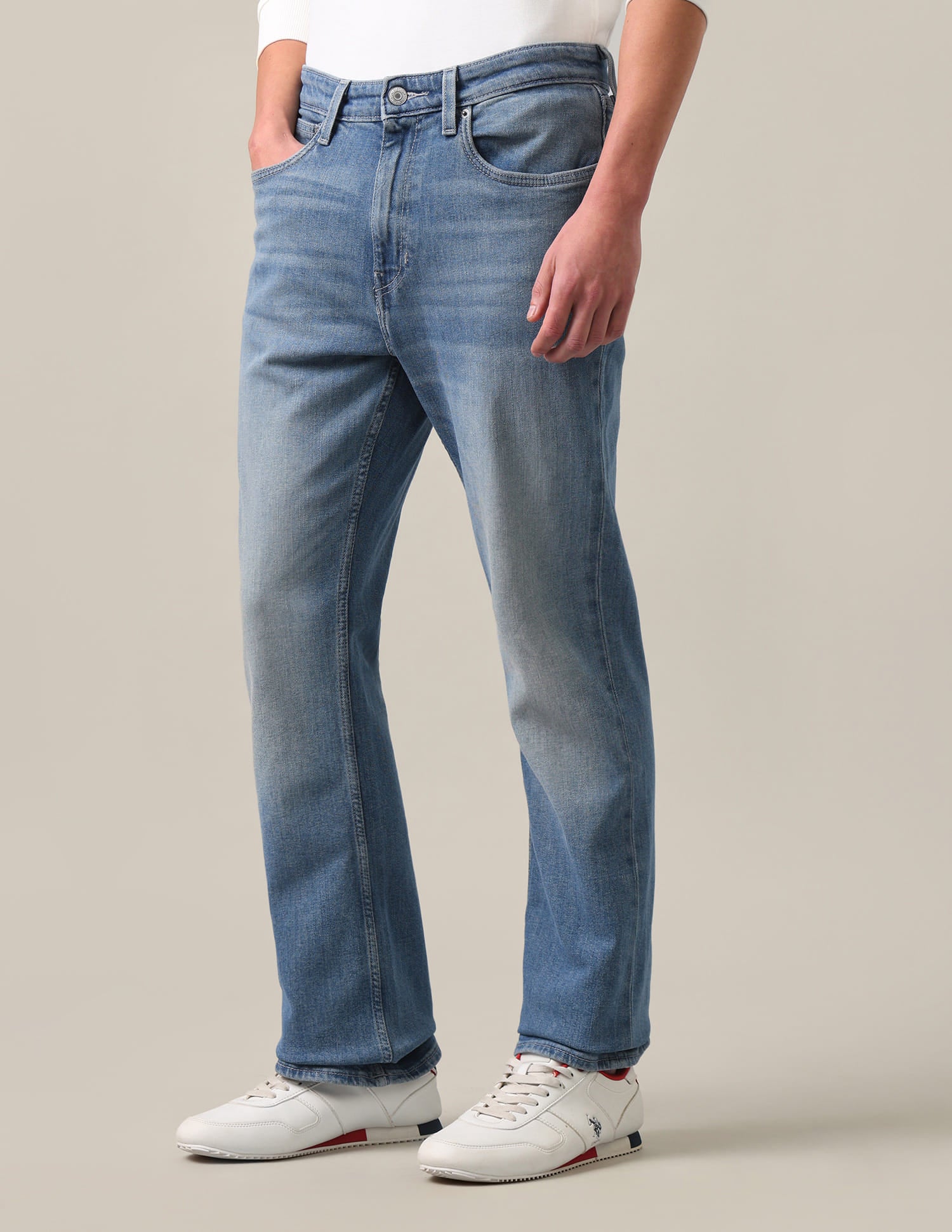 Connor Bootcut Fit Jeans Tinted Blue - U.S. Polo Assn. India | Large