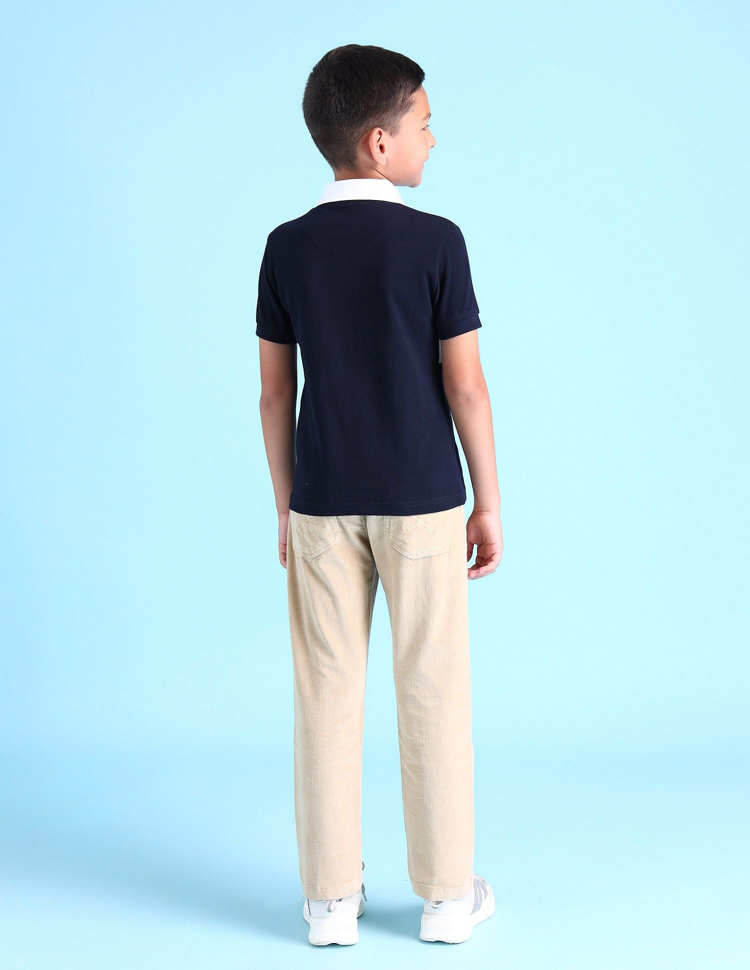 Boys Brand Printed Polo Shirt Navy - U.S. POLO ASSN. | Large