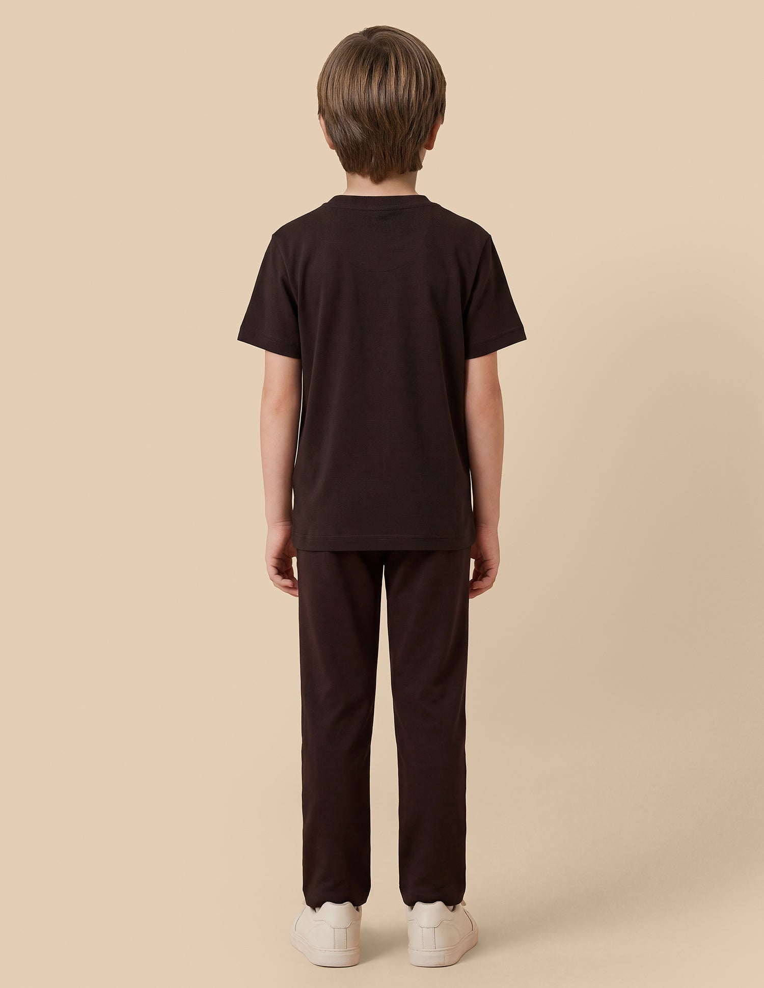 Graphic Brand Printed Regular Fit T-Shirt Dark Brown - U.S. Polo Assn. India | Large