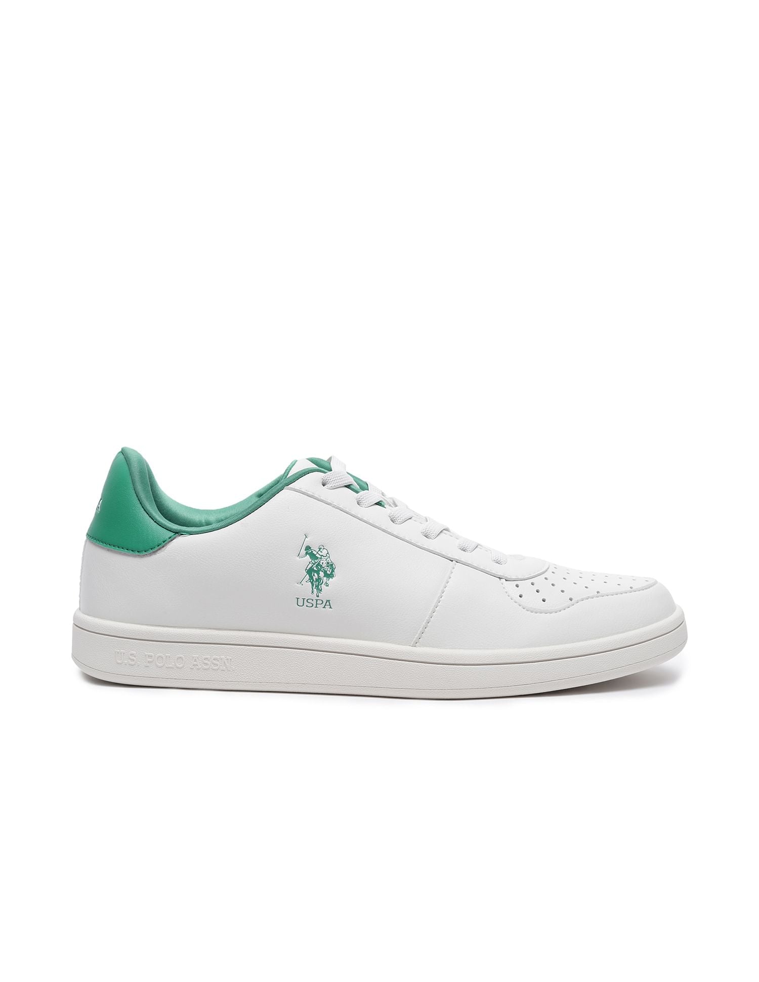 Tobias Panelled Colour Block Sneakers Off White - U.S. Polo Assn. India | Large