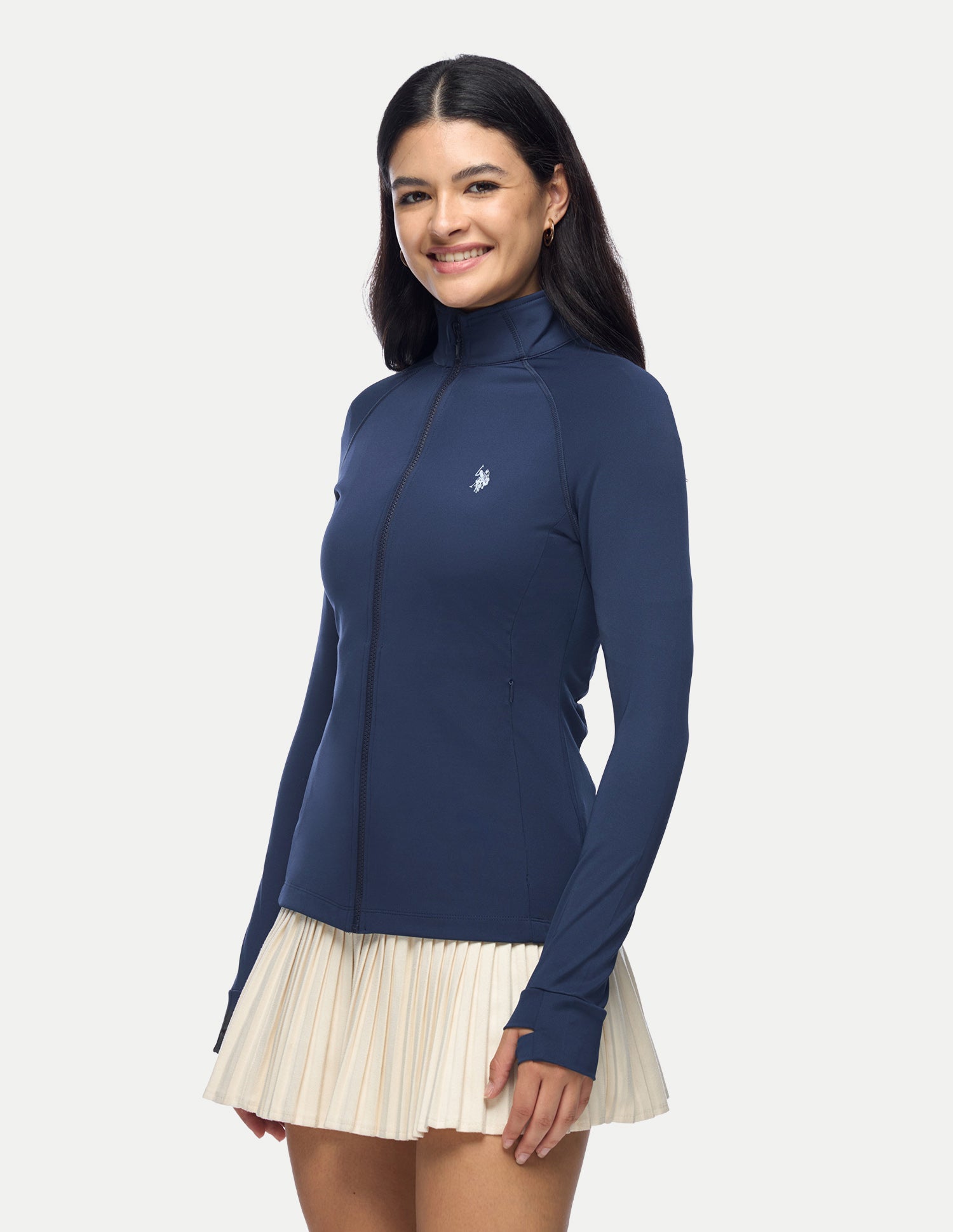 Snug Fit Performance Sports Jacket Blue - U.S. Polo Assn. India | Large