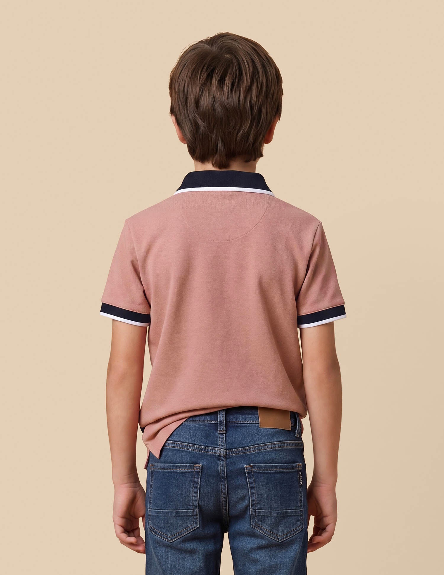Solid Regular Fit Polo Shirt Dark Pink - U.S. Polo Assn. India | Large