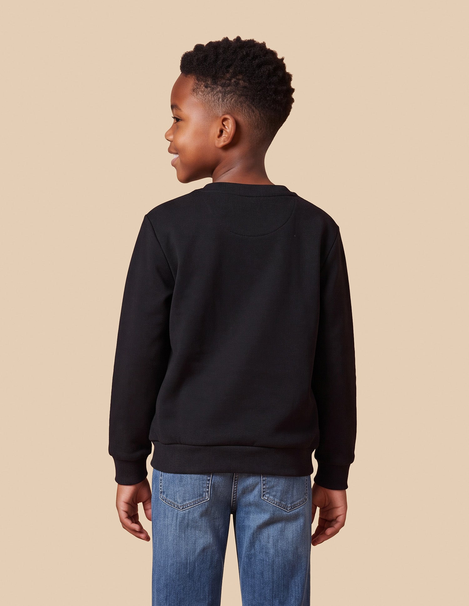 Brand Embroidered Regular Fit Sweatshirt Black - U.S. Polo Assn. India | Large