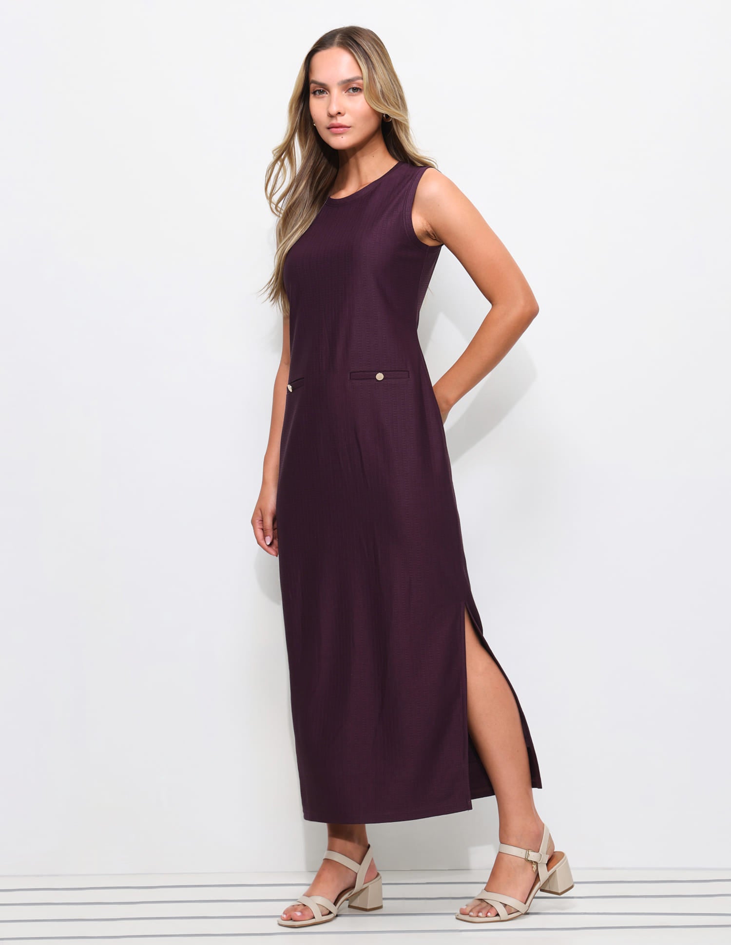 Textured Polo Dress Purple - U.S. Polo Assn. India | Large