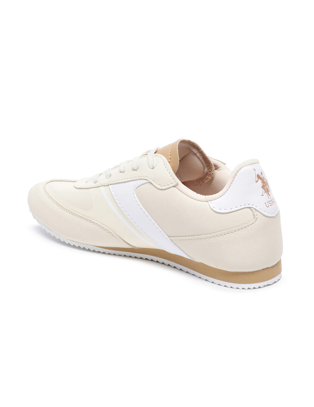 Women Colour Block Valery Sneakers Beige - U.S. Polo Assn. India | Large