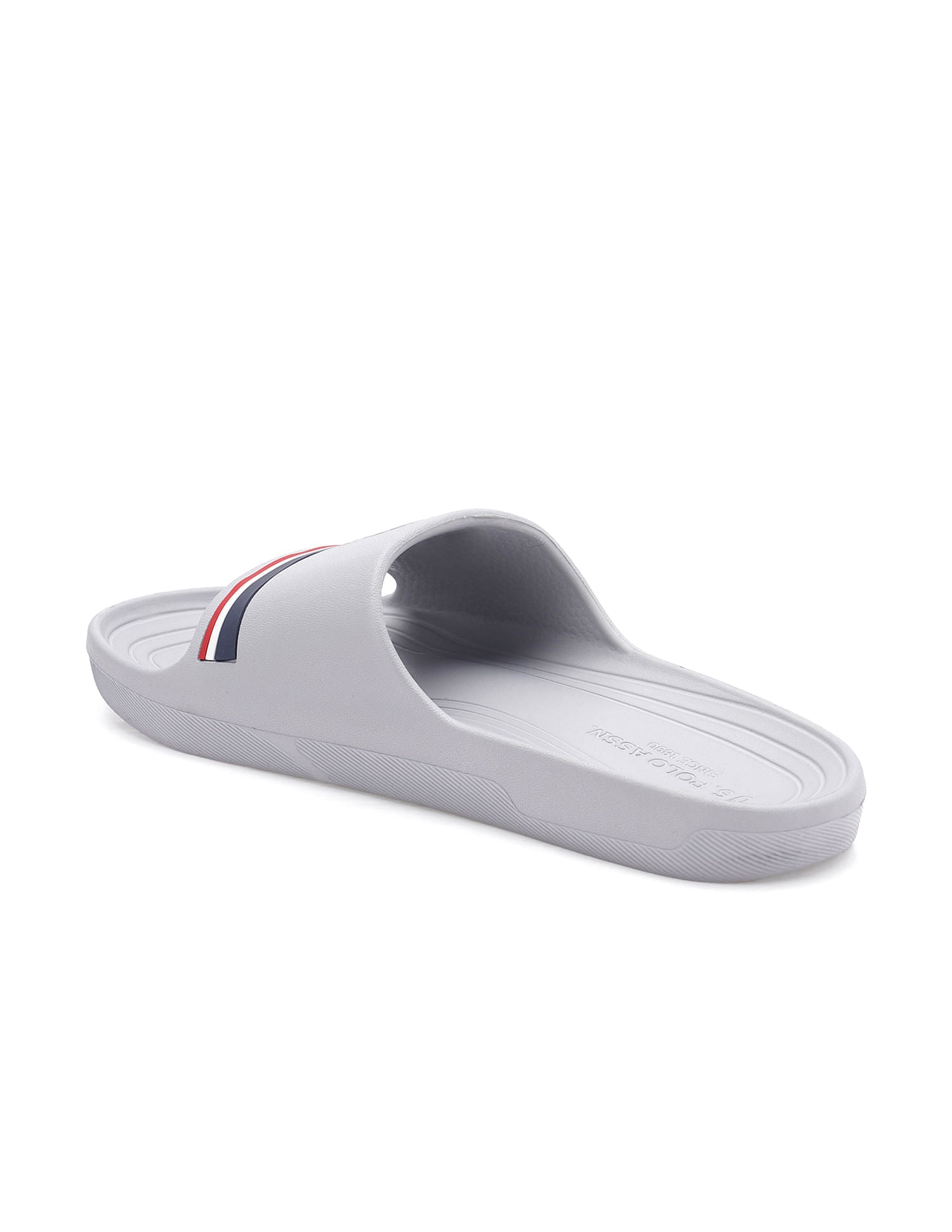 Men Easton Grey Foam Walk Sliders Grey - U.S. Polo Assn. India | Large