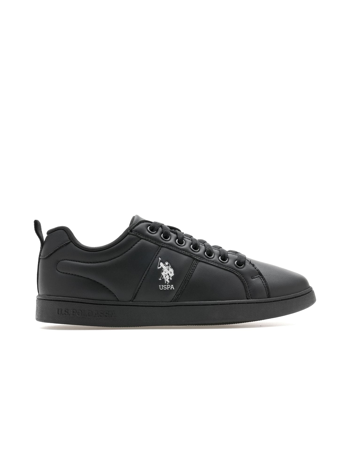 Dorim Solid Casual Sneakers Black - U.S. Polo Assn. India | Large