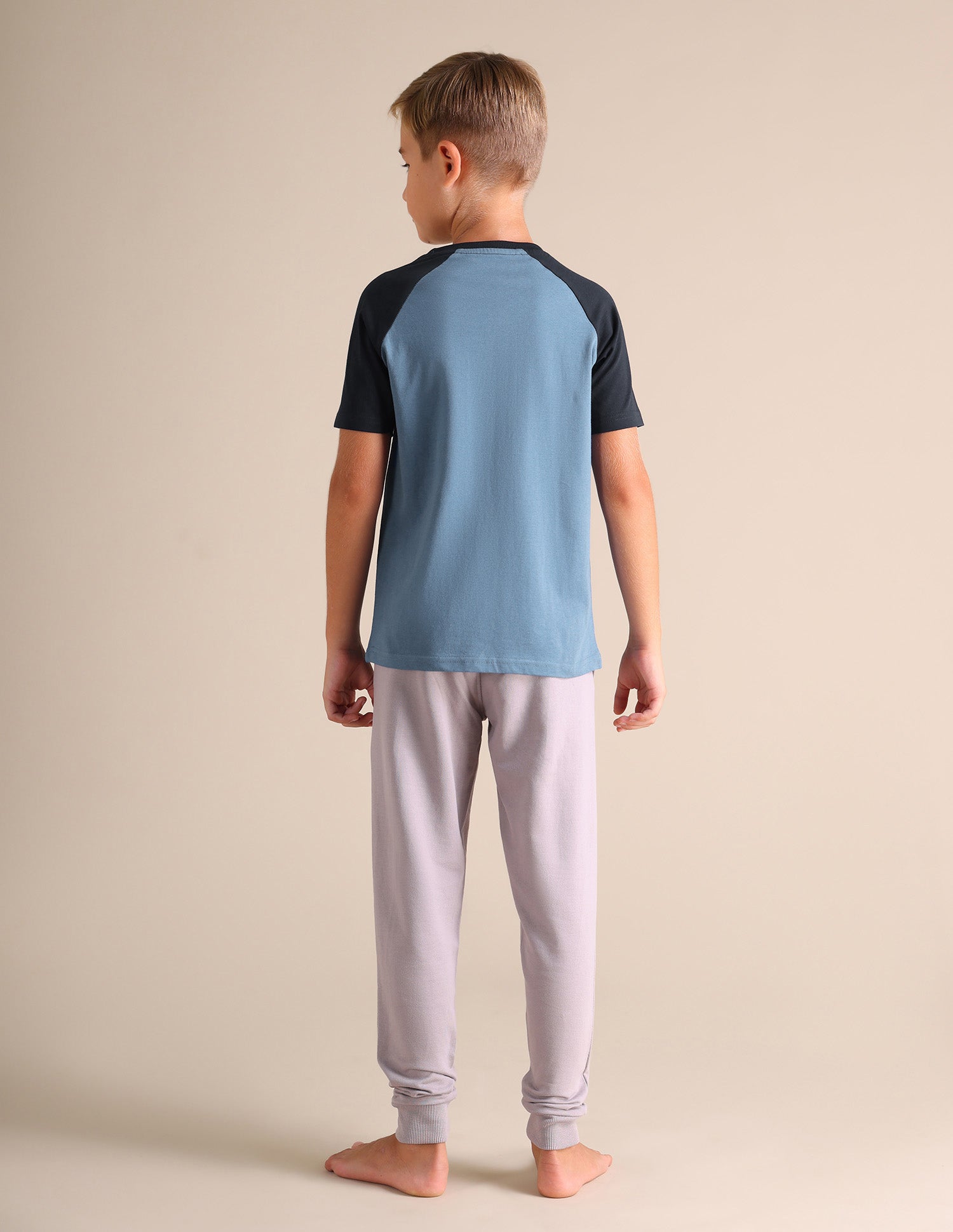 Raglan Sleeve LKE01 Lounge T-Shirt - Pack Of 1 Blue and Navy - U.S. POLO ASSN. | Large