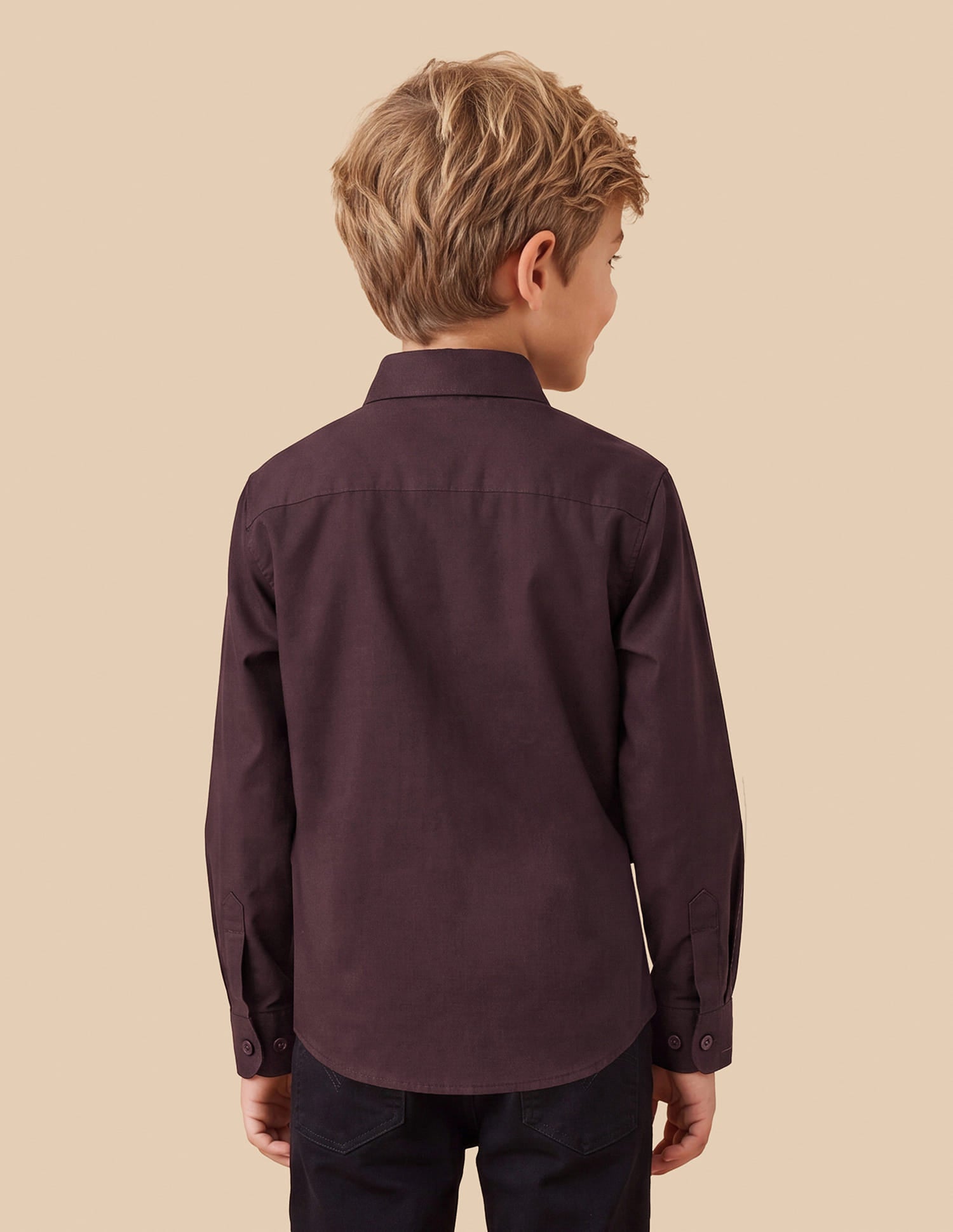 Satin Regular Fit Shirt Purple - U.S. Polo Assn. India | Large