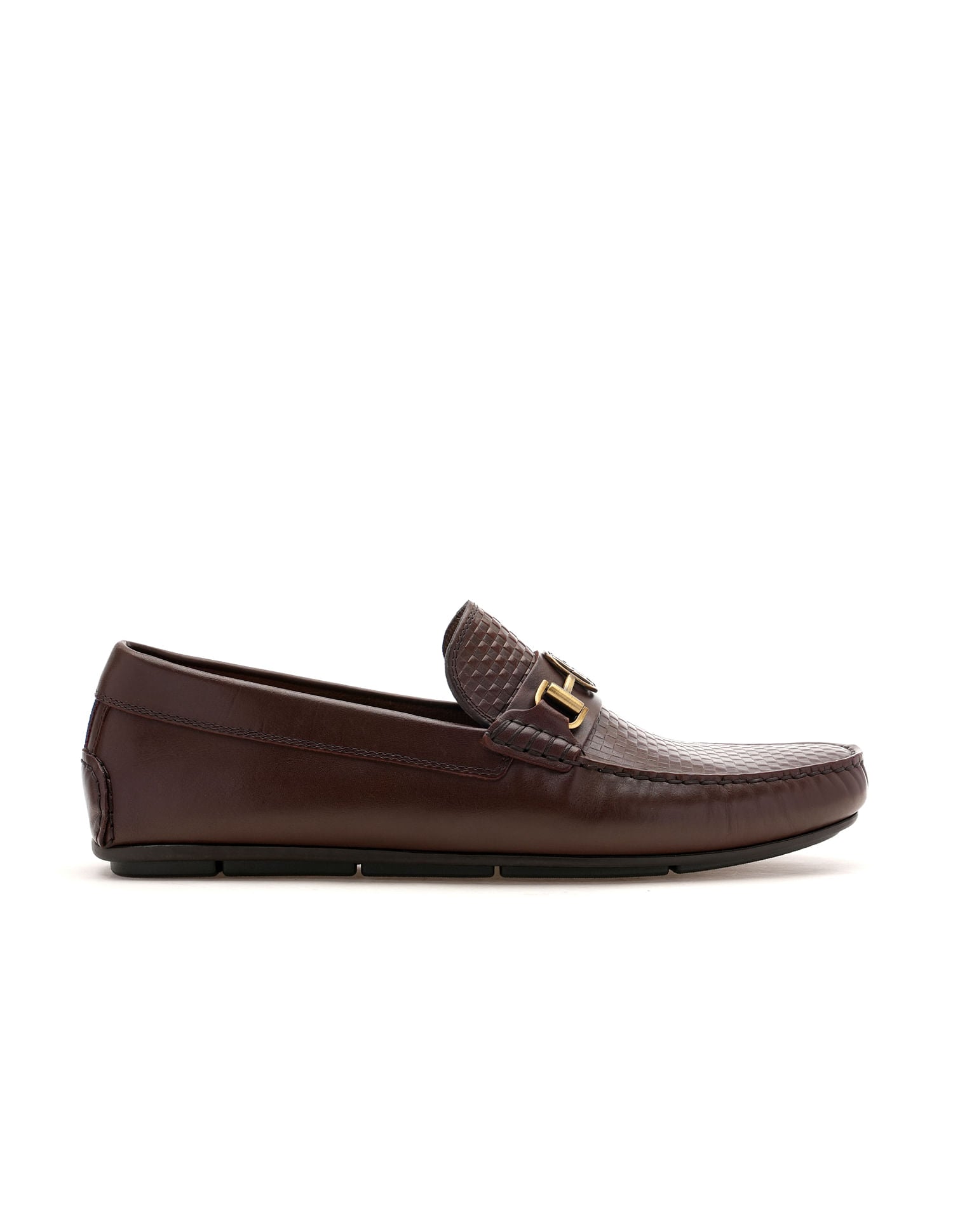 Men Solid Hano Loafers Brown - U.S. Polo Assn. India | Large