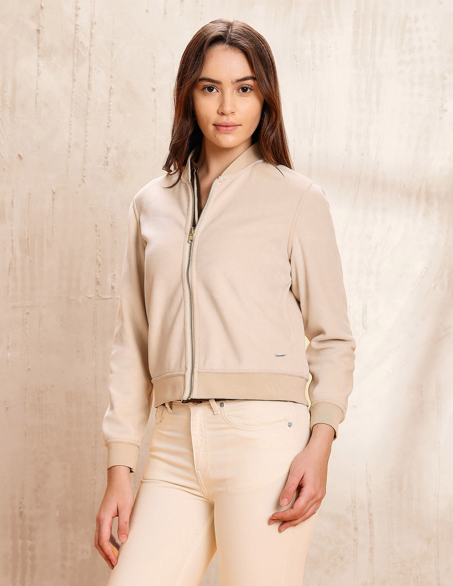 Solid Reversible Bomber Jacket White - U.S. POLO ASSN. | Large