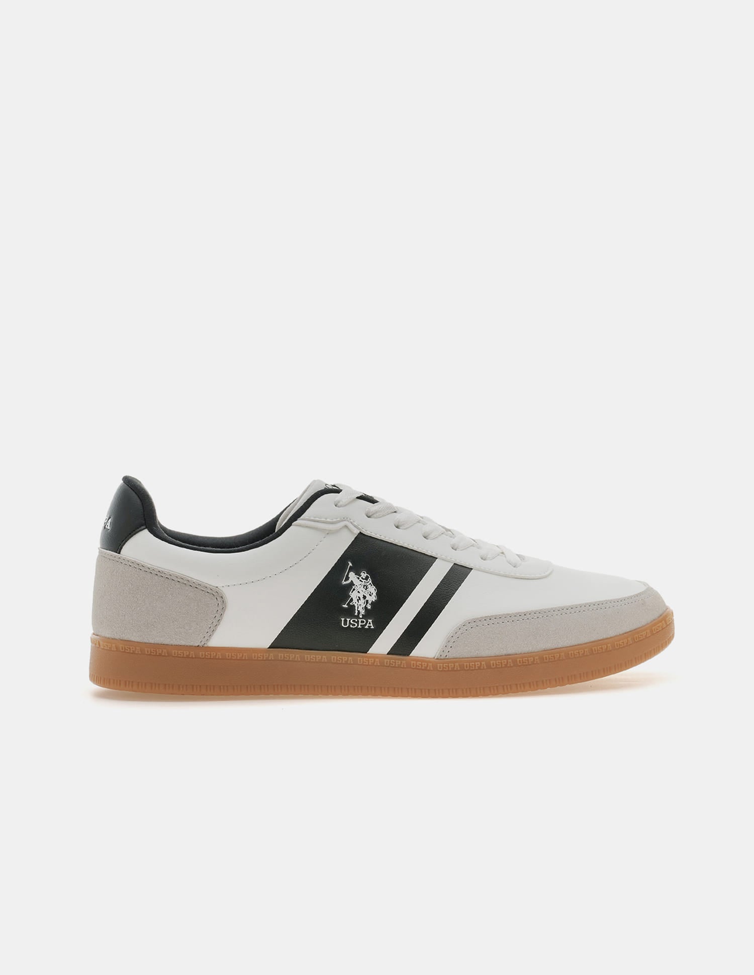 Men Hilton 2.0 Colourblocked Sneakers White - U.S. Polo Assn. India | Large
