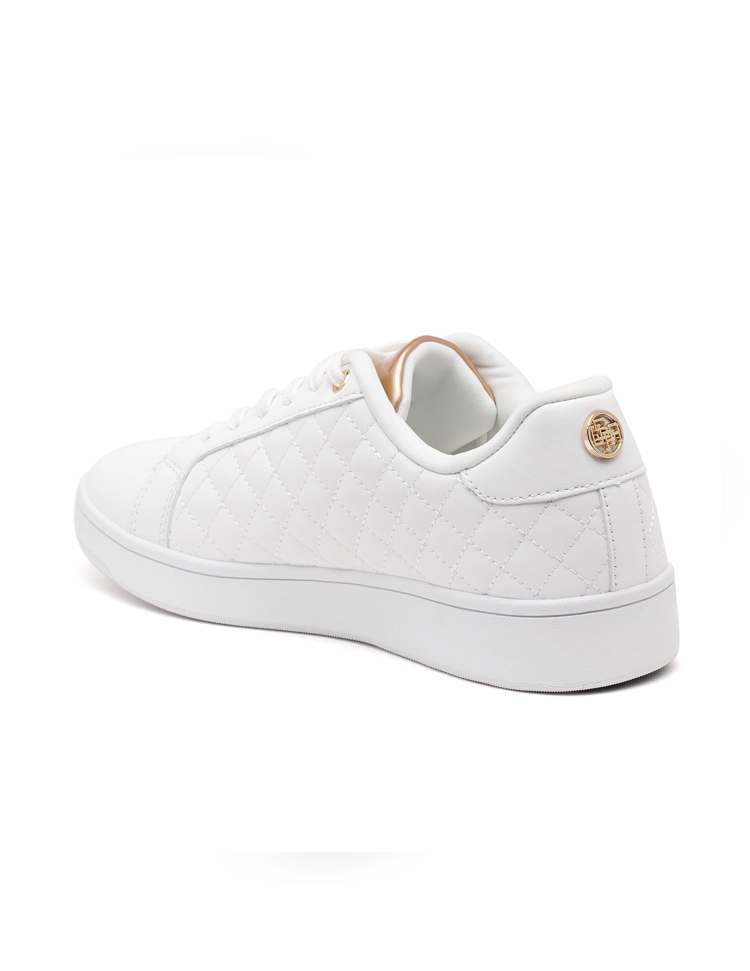 Quilted Logo Simone 2.0 Sneakers Off White - U.S. Polo Assn. India | Large