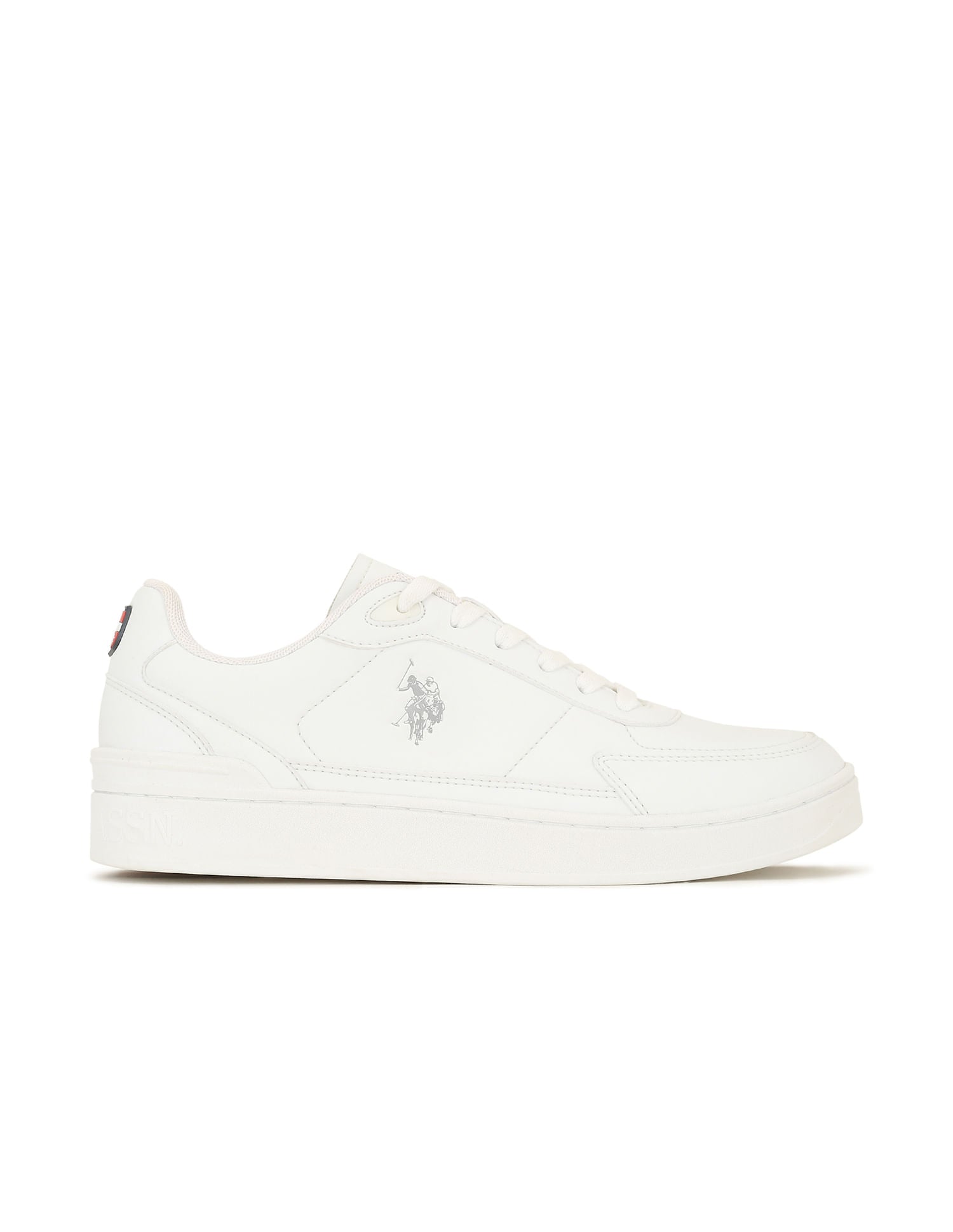Men Round Toe Crest Sneakers White - U.S. POLO ASSN. | Large