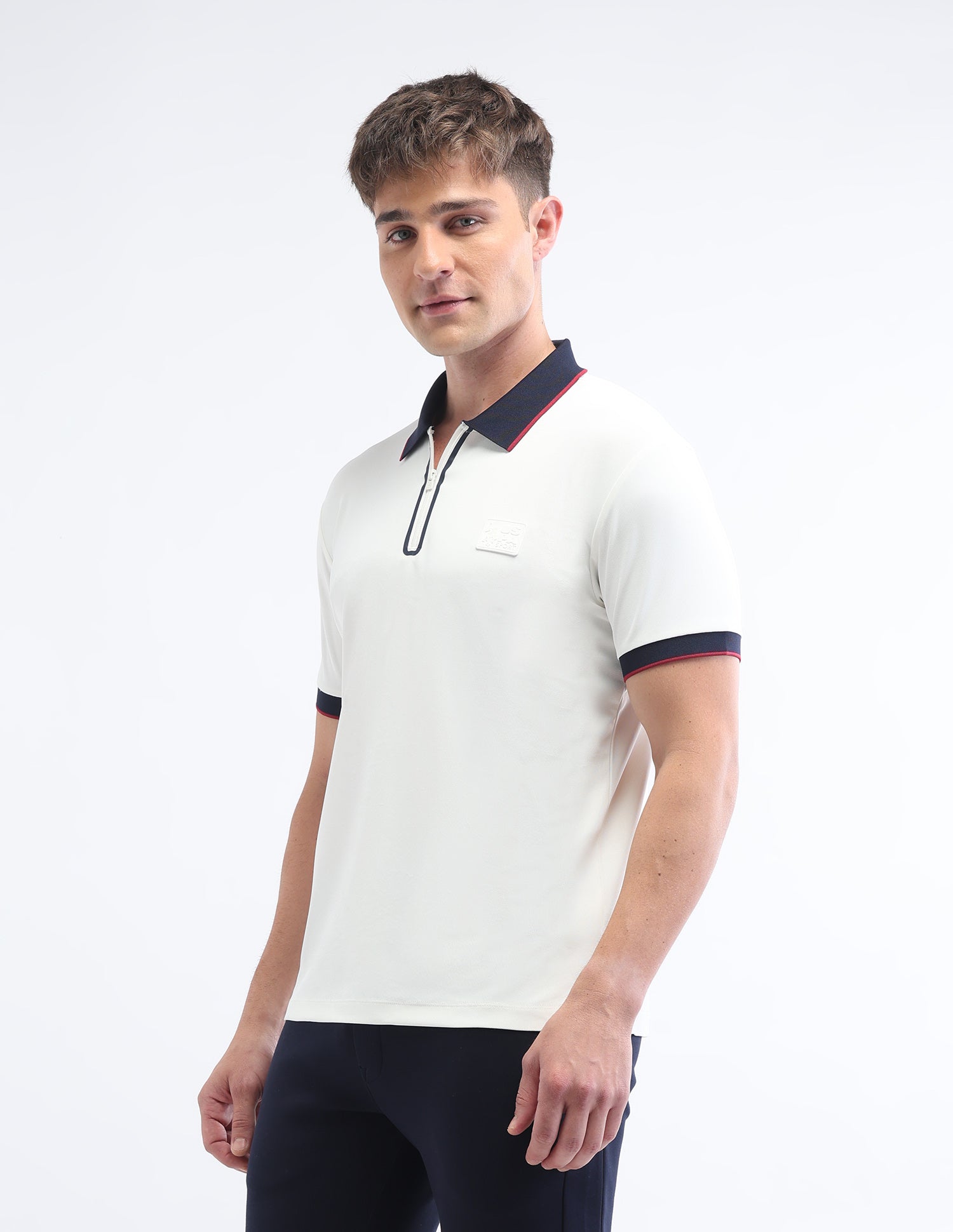 Solid Slim Fit Polo Shirt White - U.S. Polo Assn. India | Large