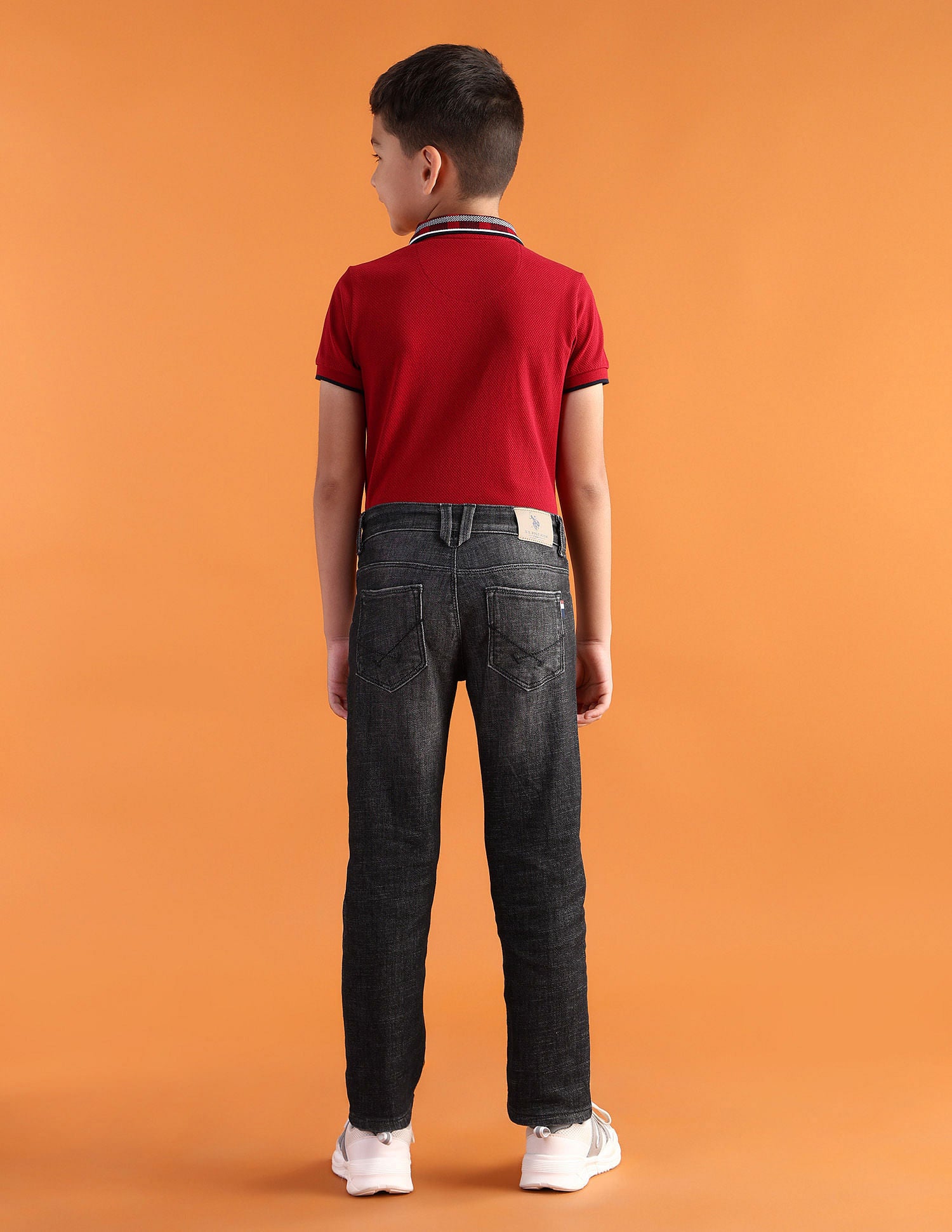 Regular fit Solid Jeans Charcoal - U.S. POLO ASSN. | Large