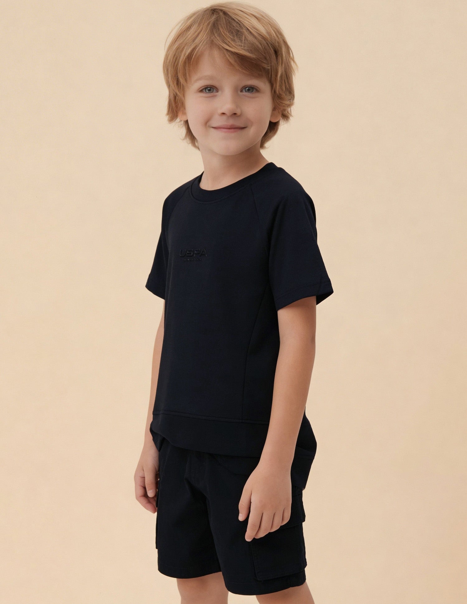 Solid Regular Fit T-Shirt Navy - U.S. Polo Assn. India | Large