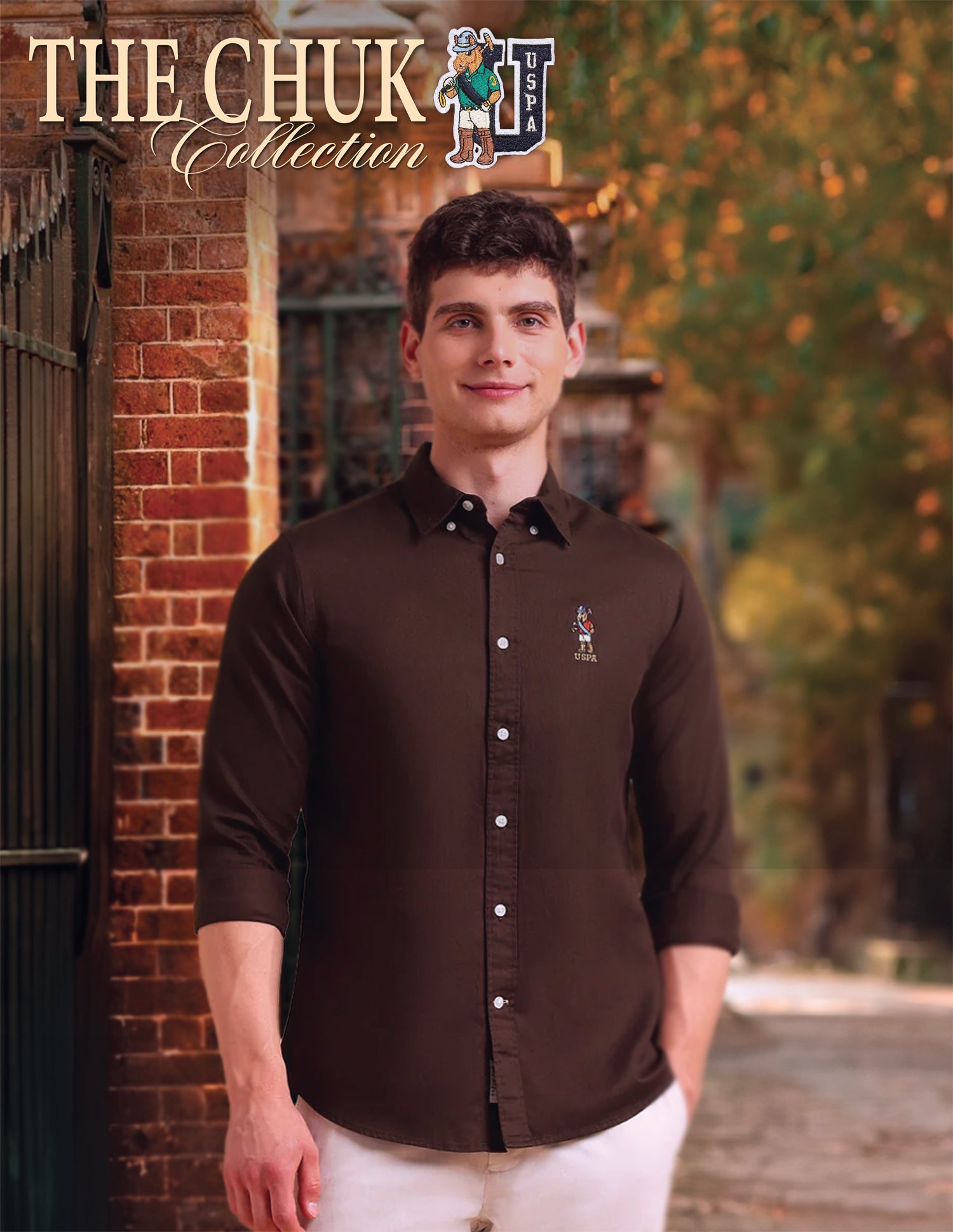 Tailored Fit Button Down Shirt Black - U.S. POLO ASSN. | Large